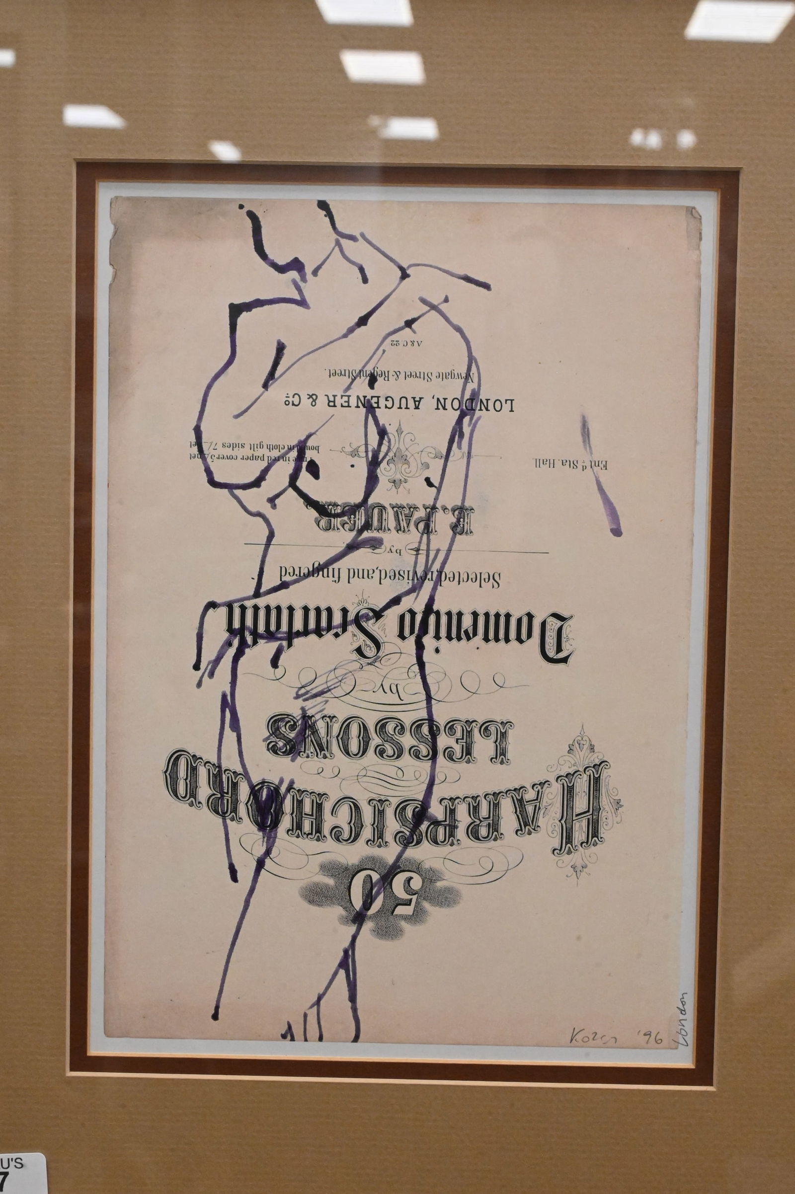 Five Framed Stylized Figure Studies - 5