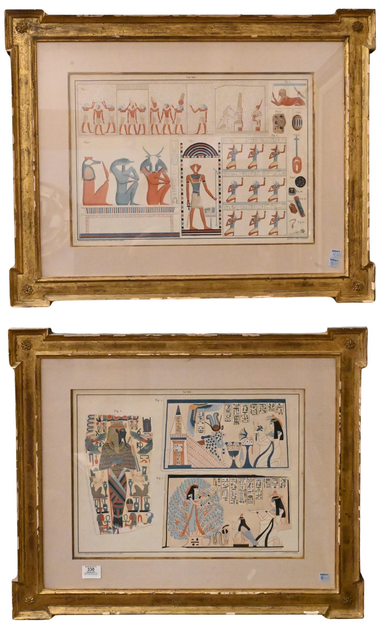Two Framed Egyptian Lithographs from "Journey to the Temple of Jupiter Ammon in the Libyan Desert" (1 of 5)