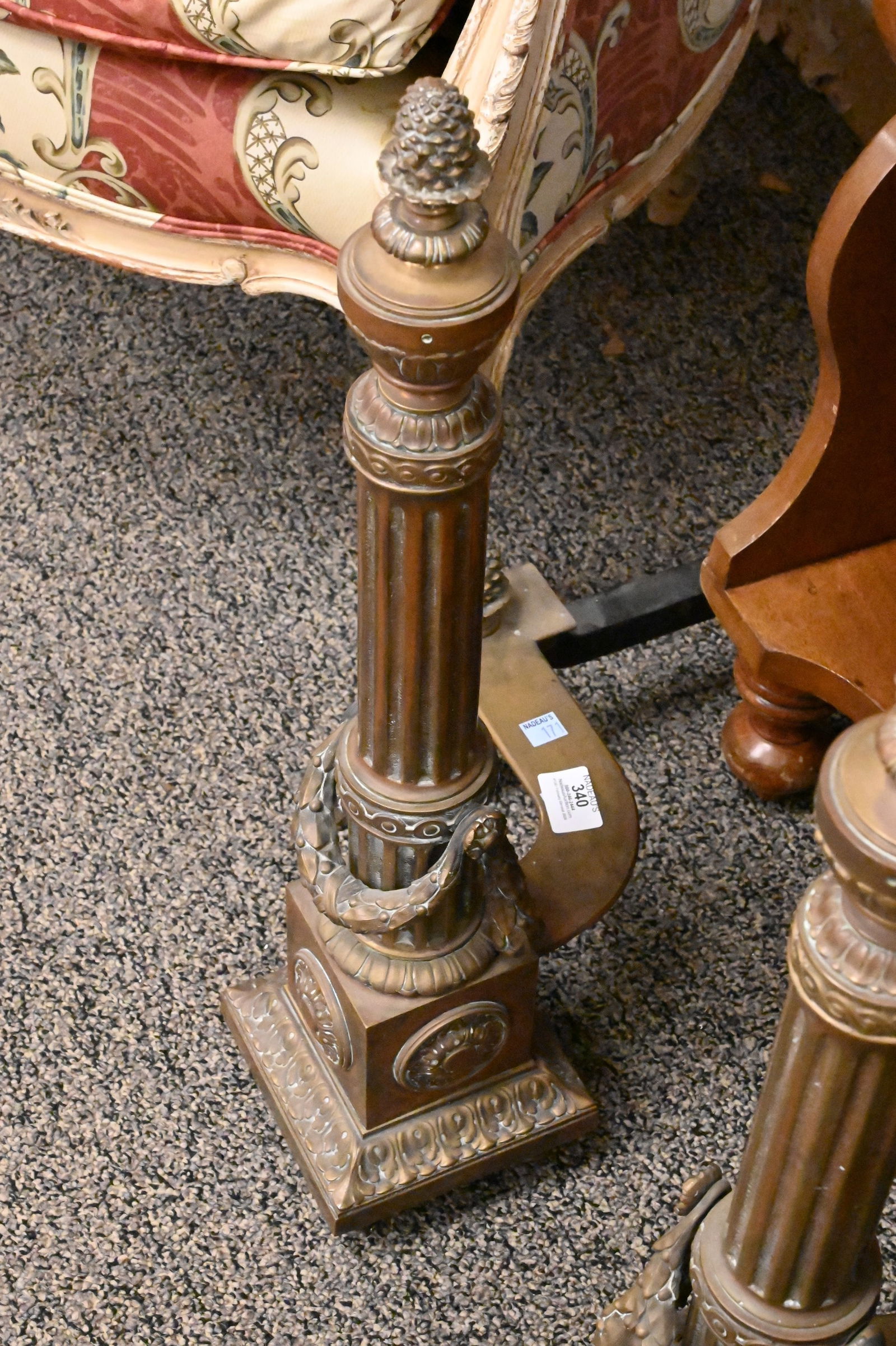 French Neoclassical Andirons - 4