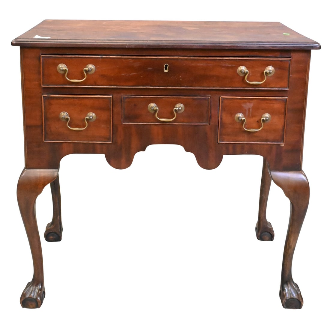 Chippendale Mahogany Lowboy (1 of 5)
