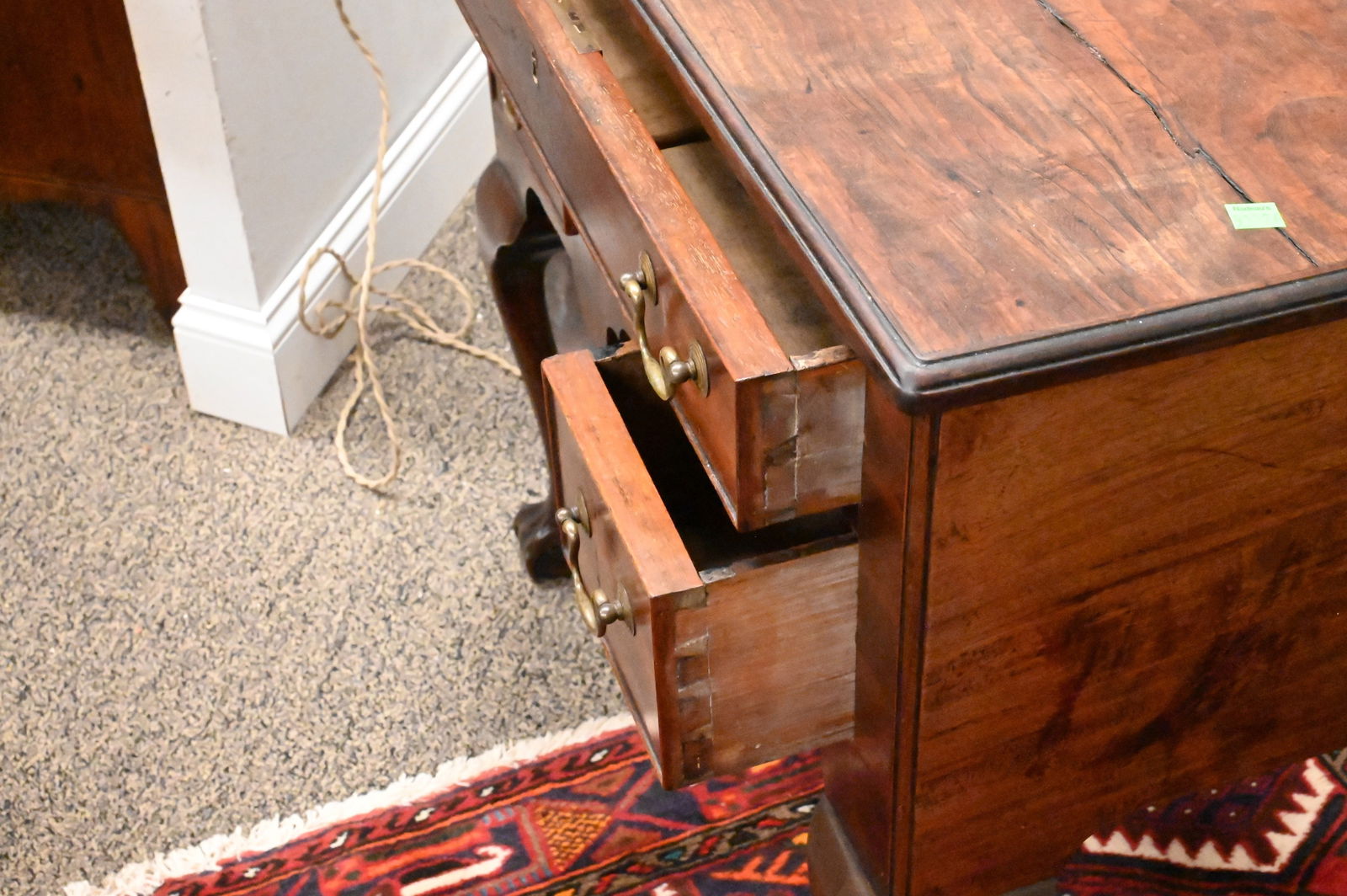 Chippendale Mahogany Lowboy - 5