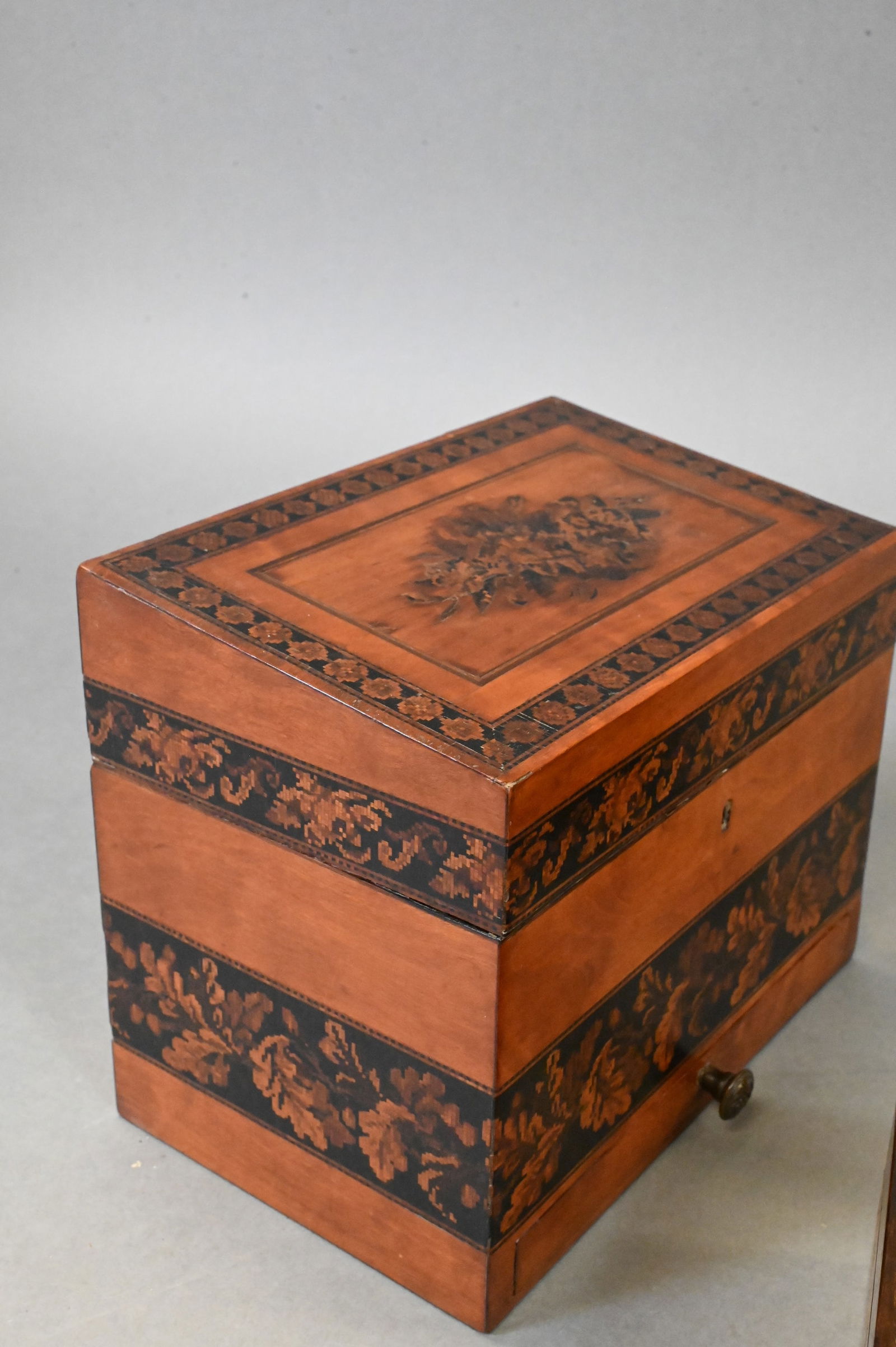Three Victorian Tunbridge Ware Boxes - 2