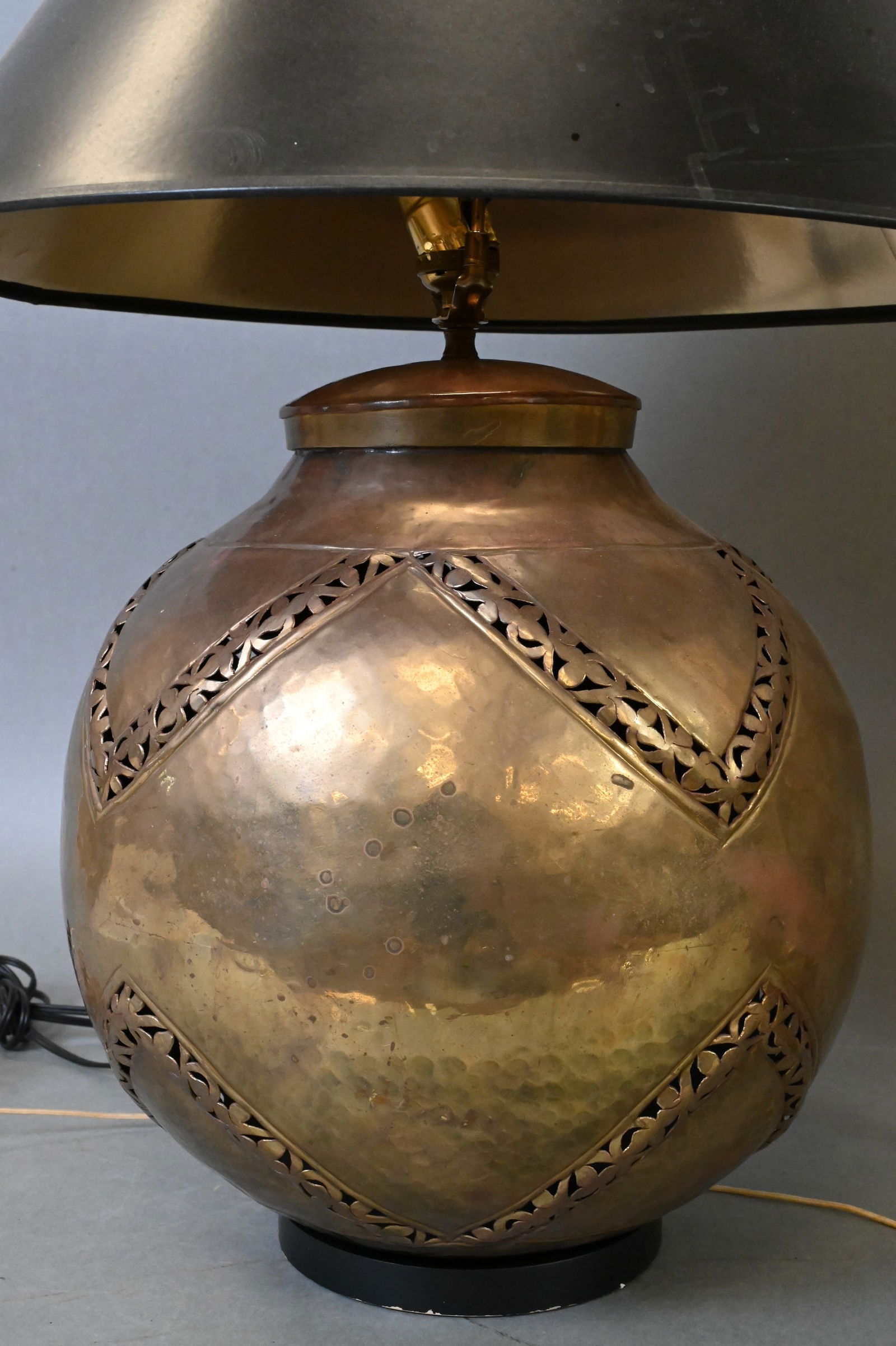Three Brass Table Lamps - 3