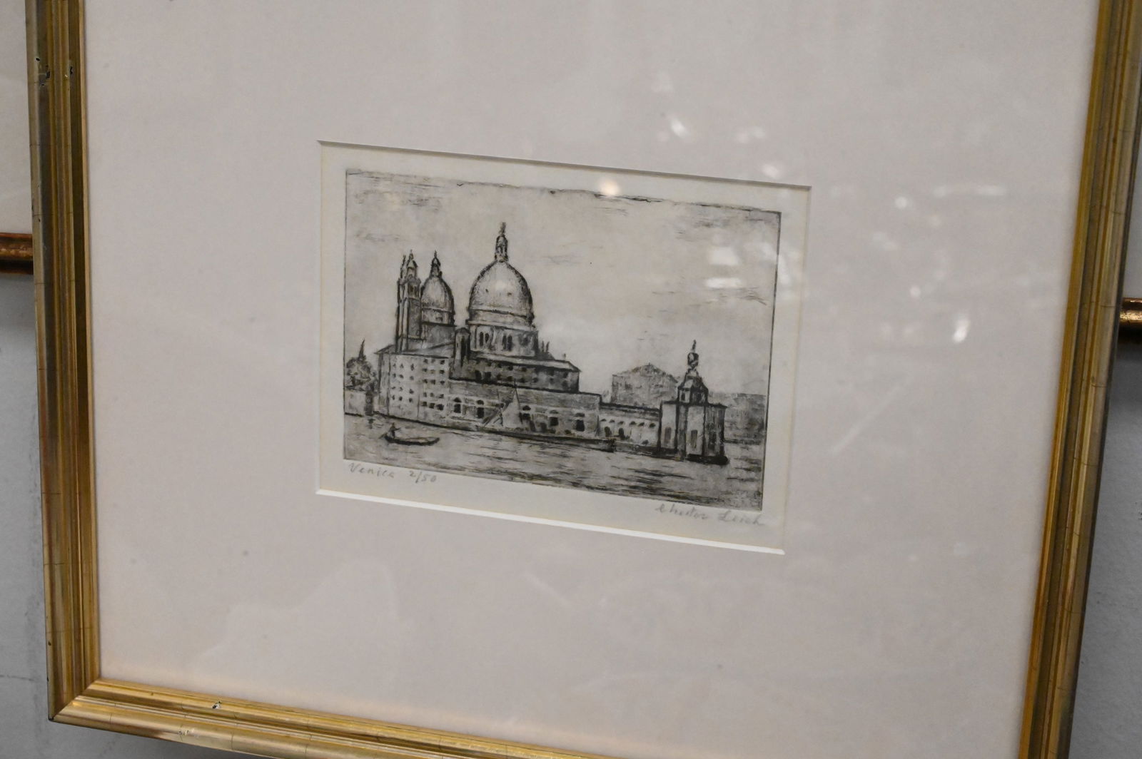 Five Framed 20th Century Etchings - 4