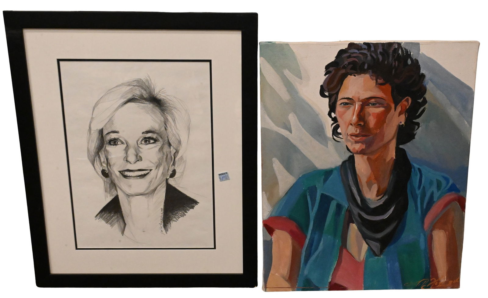 Eight Piece Mostly Nan Kempner (American 1953-2005) Portrait Grouping (1 of 6)