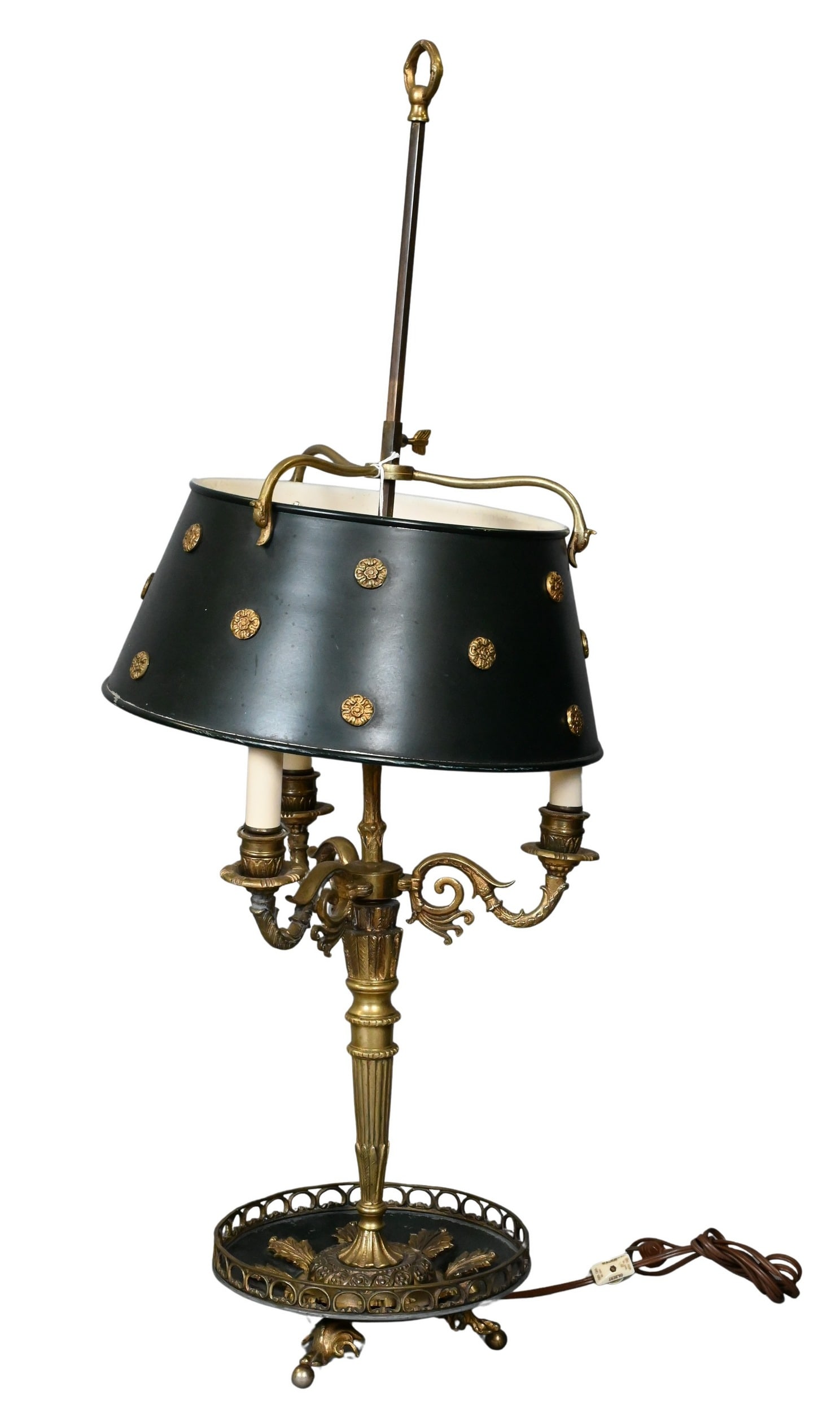 French Gilt Bronze Bouillotte Lamp (1 of 4)