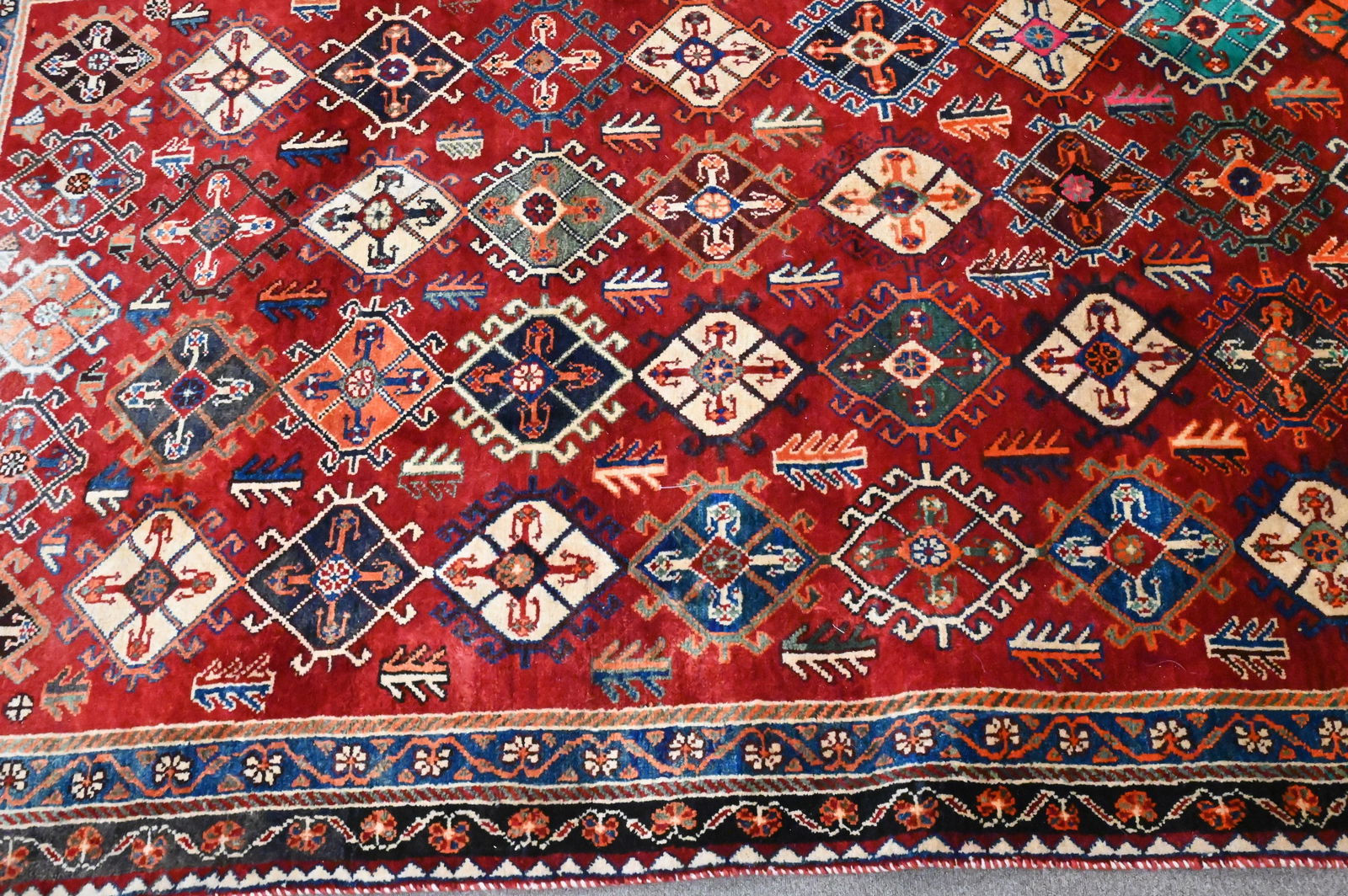 Oriental Throw Rug - 3