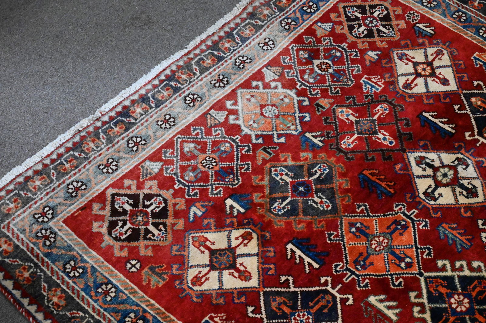 Oriental Throw Rug - 4