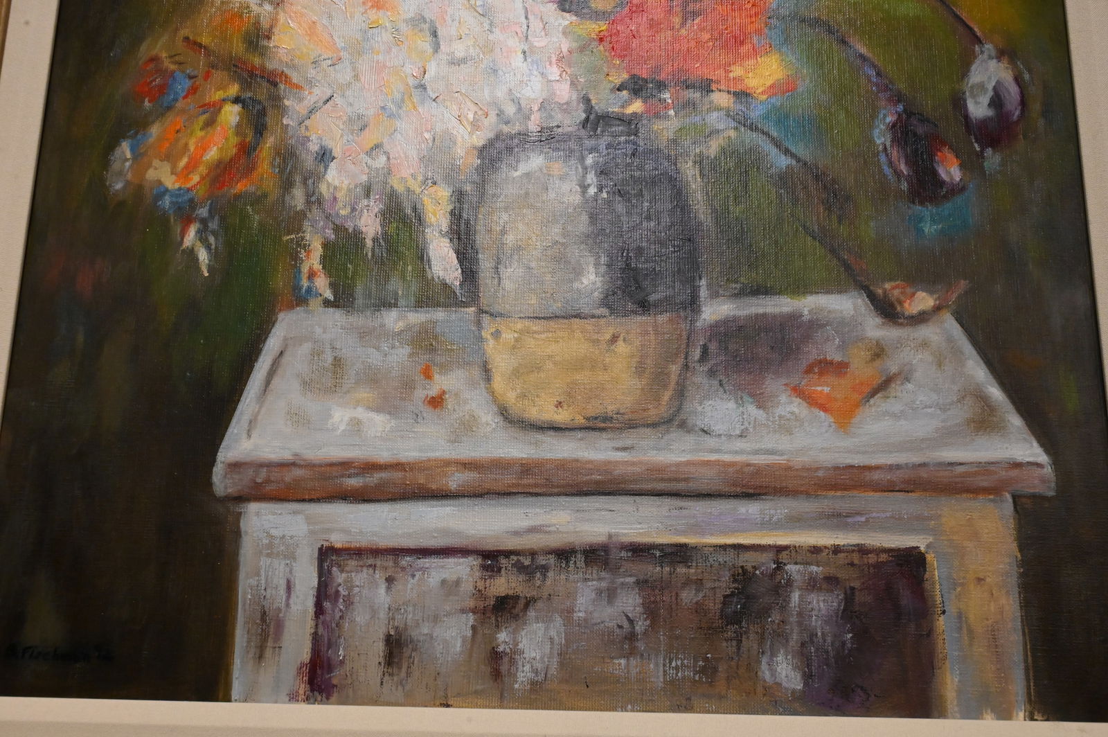 Two Framed Floral Pieces - 10