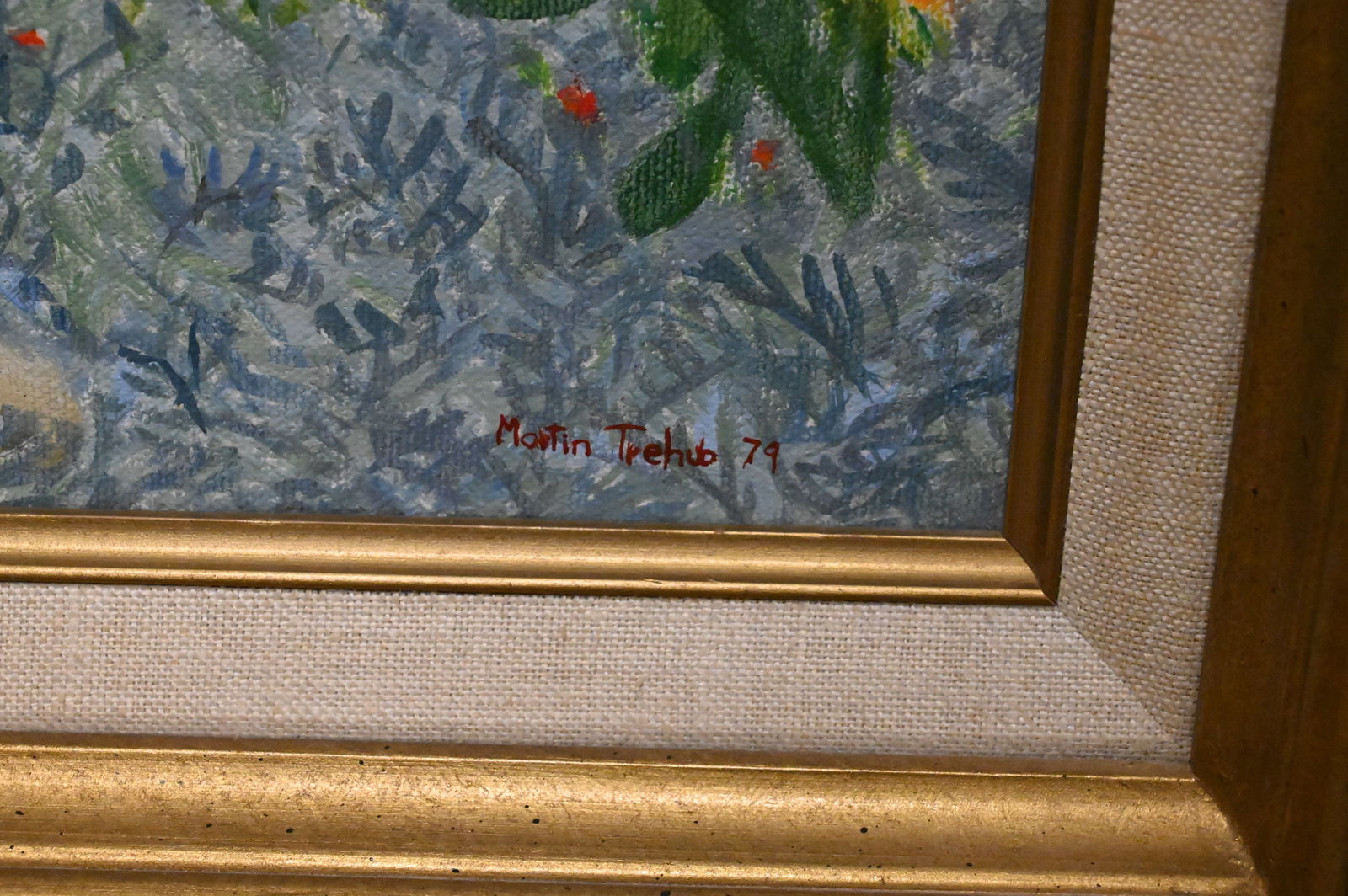 Two Framed Floral Pieces - 3