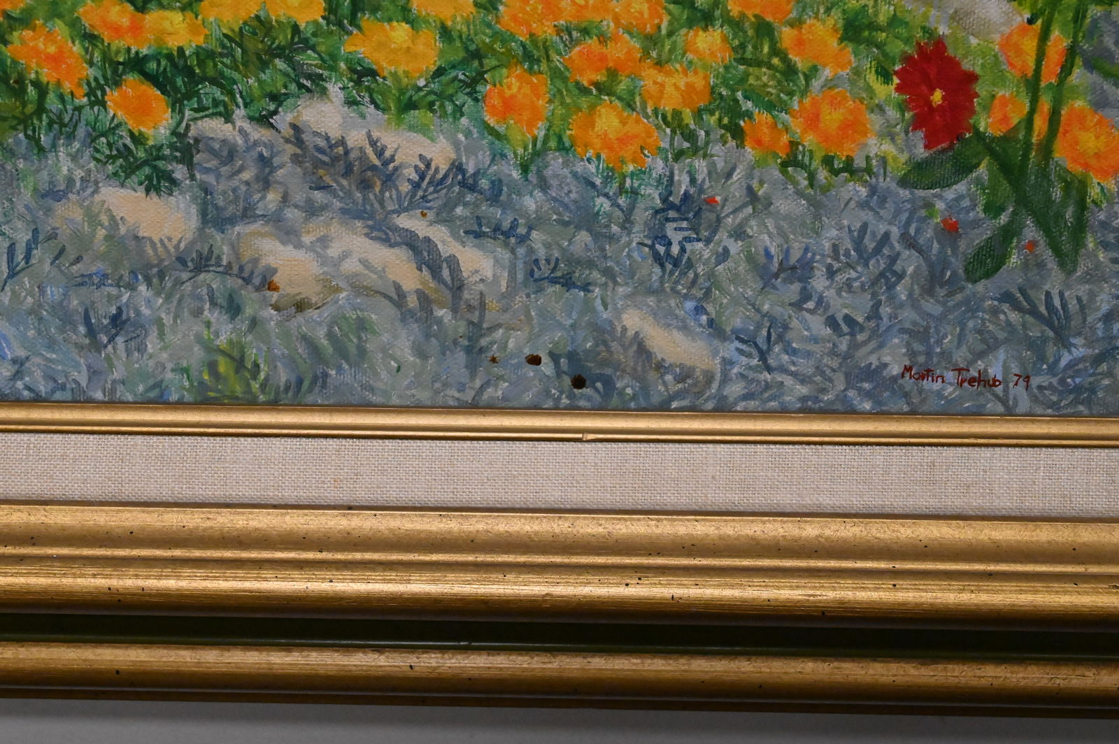 Two Framed Floral Pieces - 4