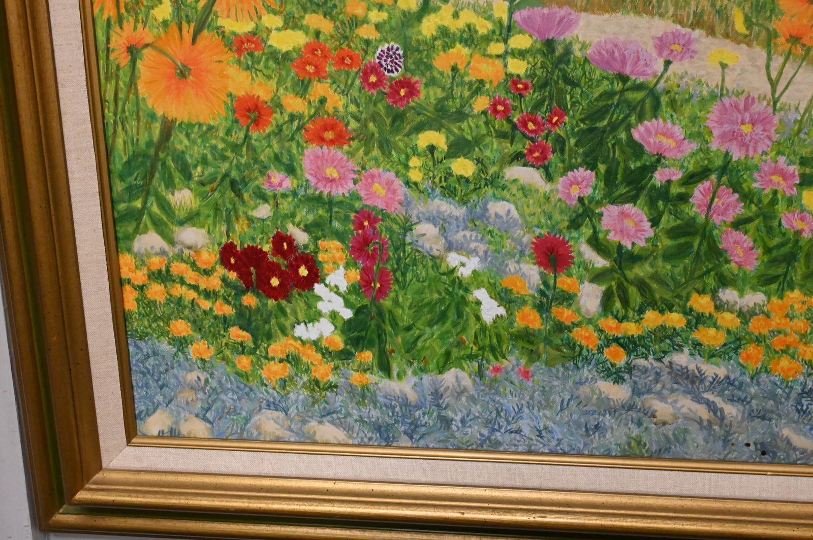 Two Framed Floral Pieces - 6