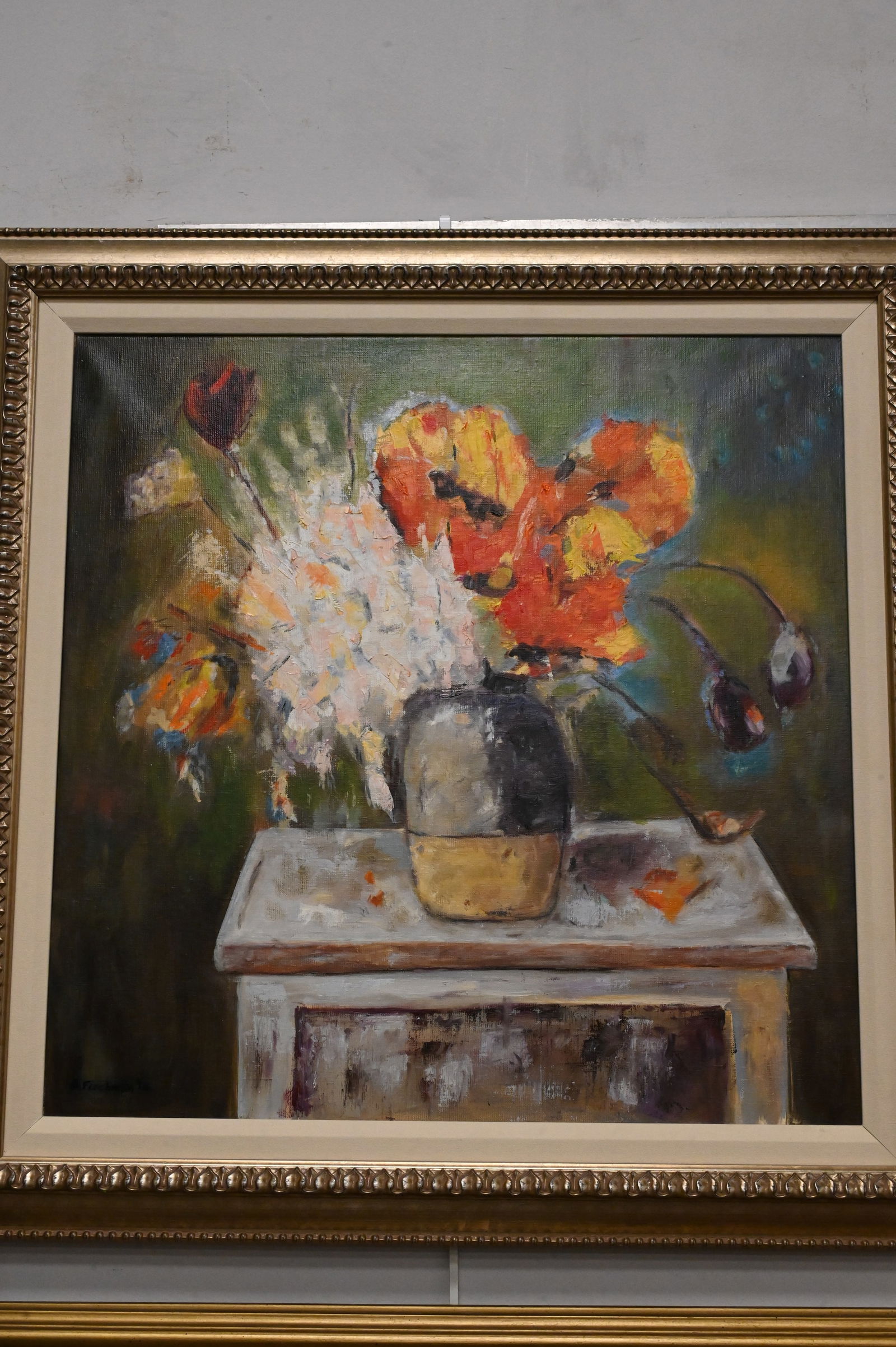 Two Framed Floral Pieces - 7