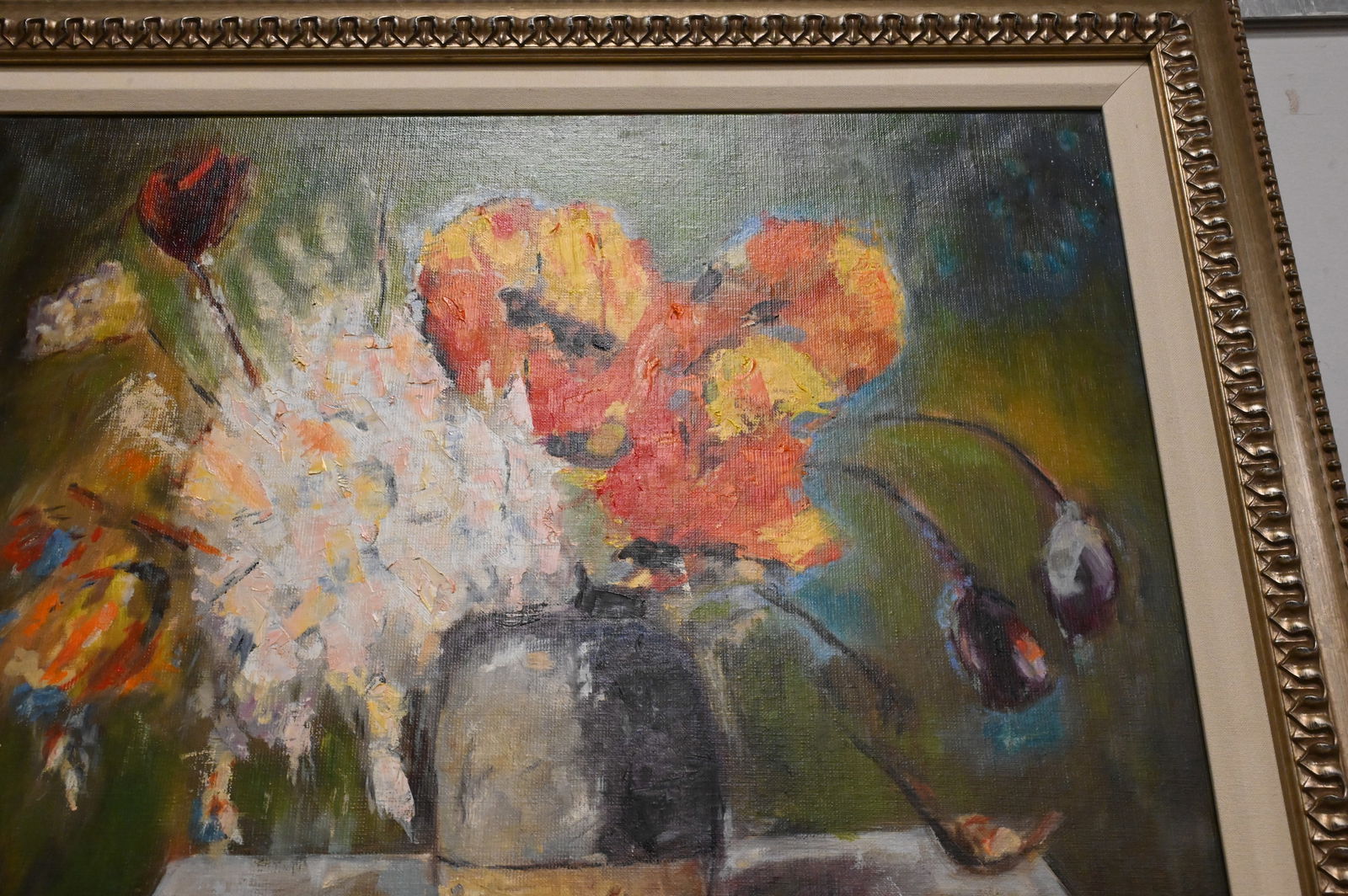 Two Framed Floral Pieces - 9