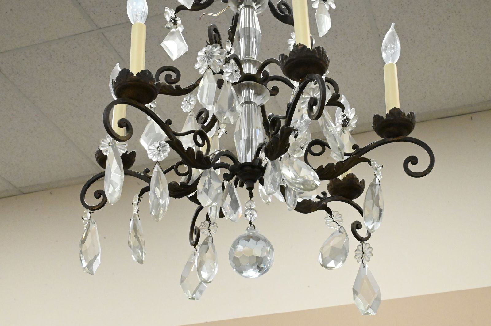 Six Light Crystal Chandelier - 3