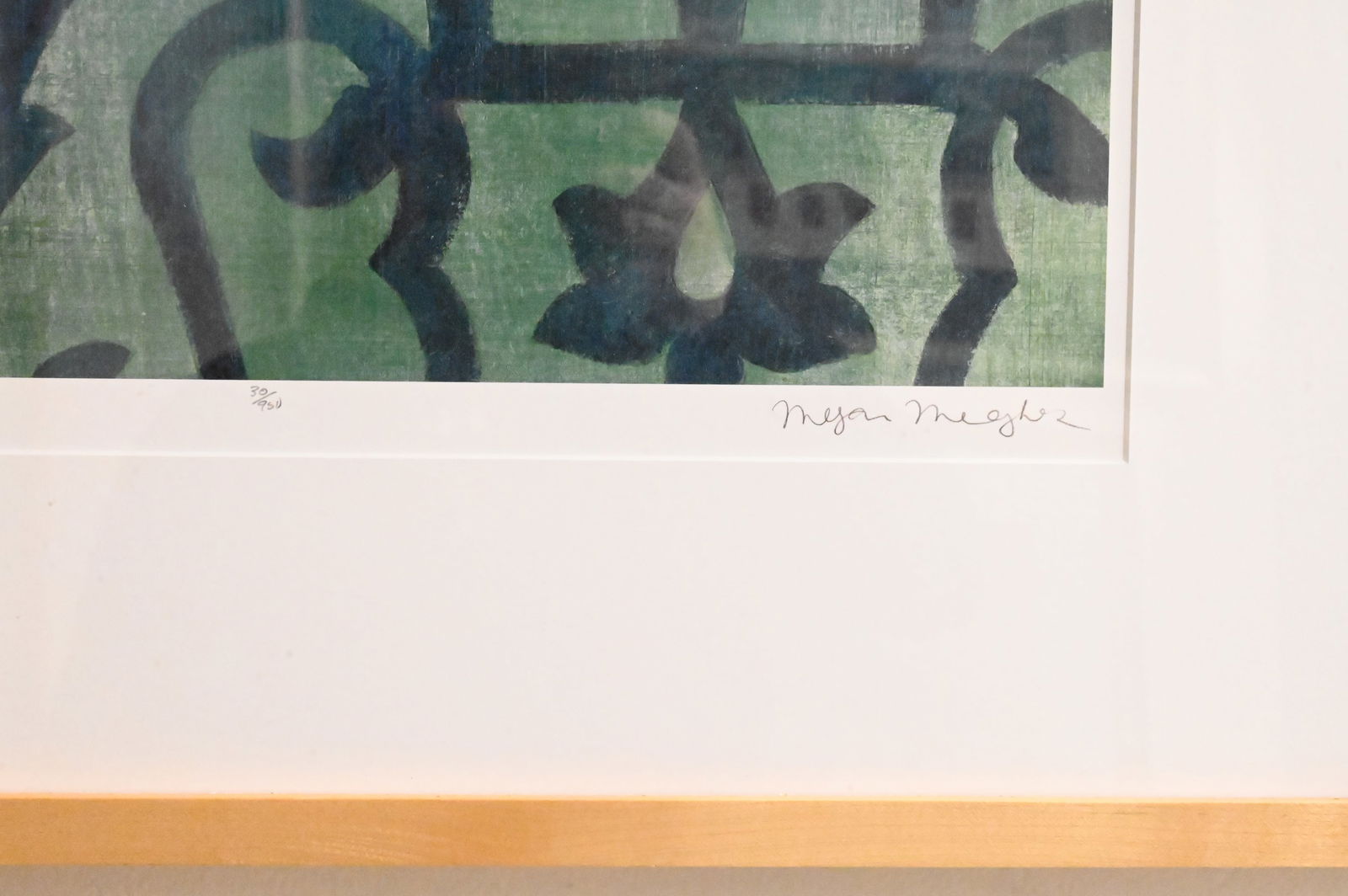 Three Framed Abstract Compositions - 3