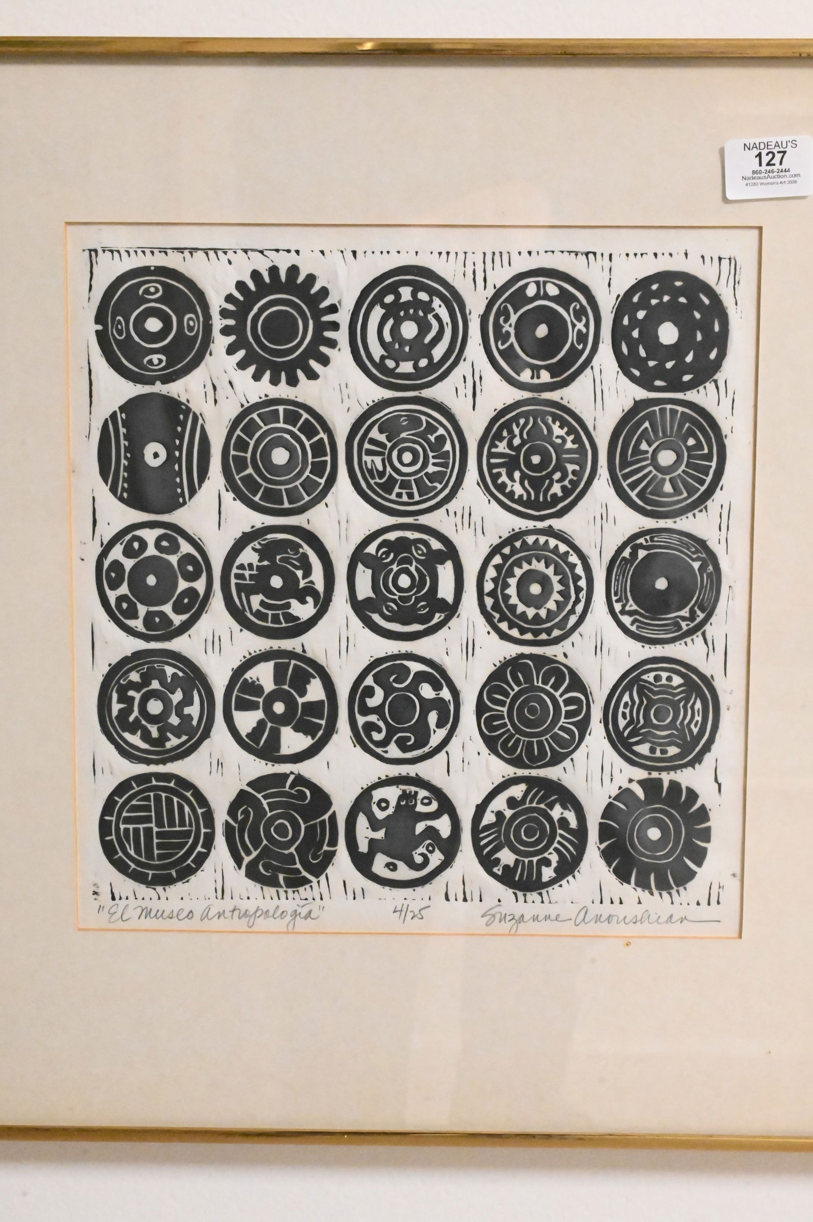 Three Framed Abstract Compositions - 4