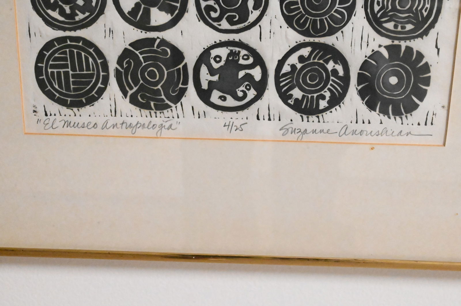 Three Framed Abstract Compositions - 5