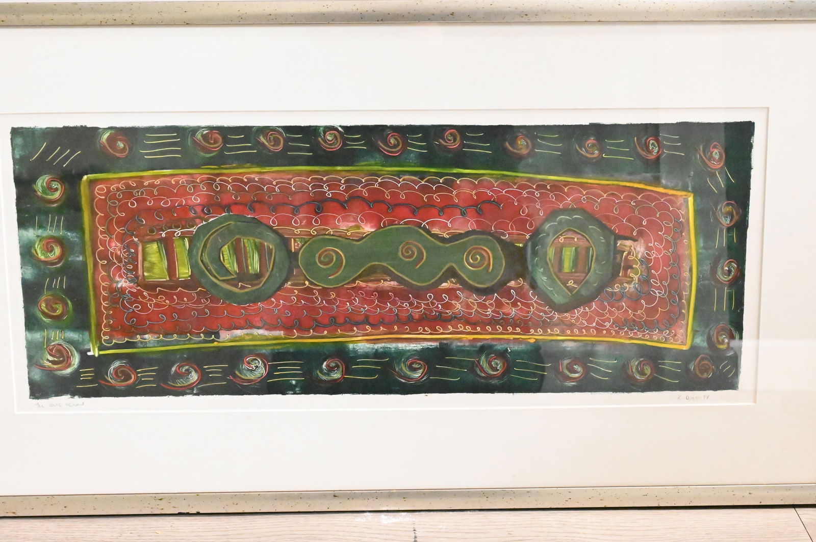 Three Framed Abstract Compositions - 6