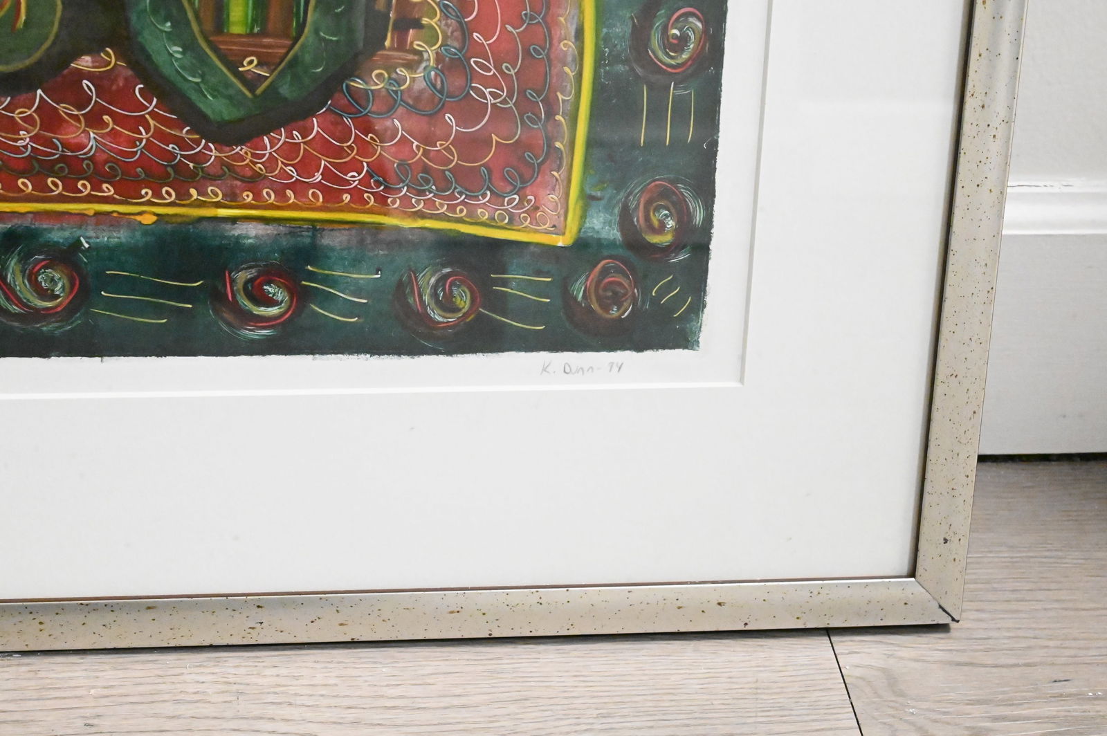 Three Framed Abstract Compositions - 7