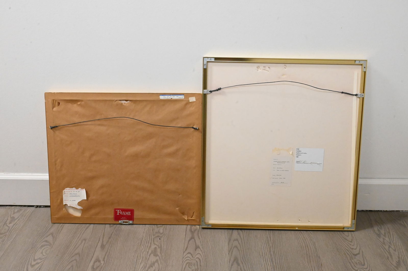 Two Framed Abstract Landscapes - 4