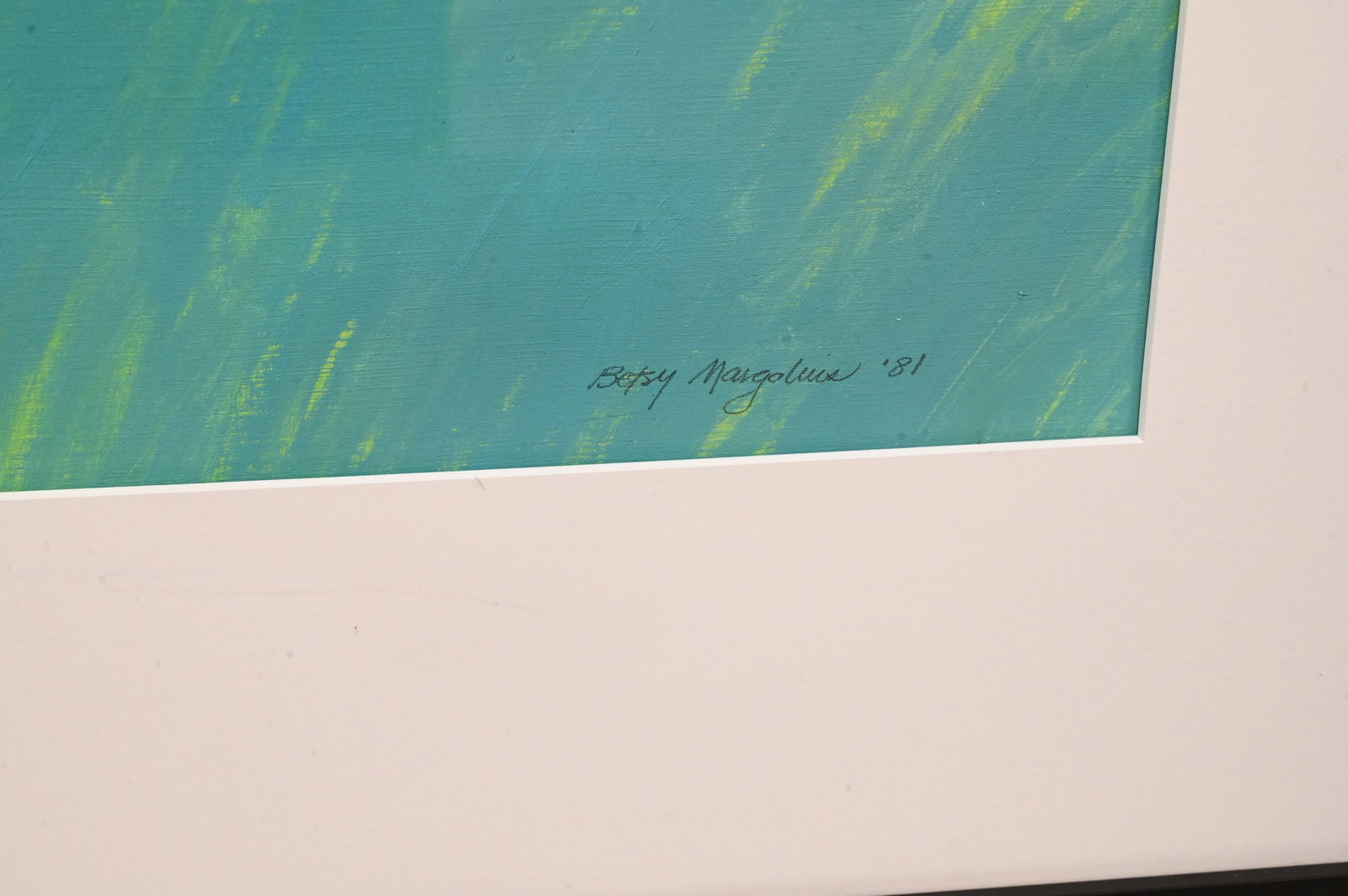 Two Framed Mixed Media Abstracts - 6