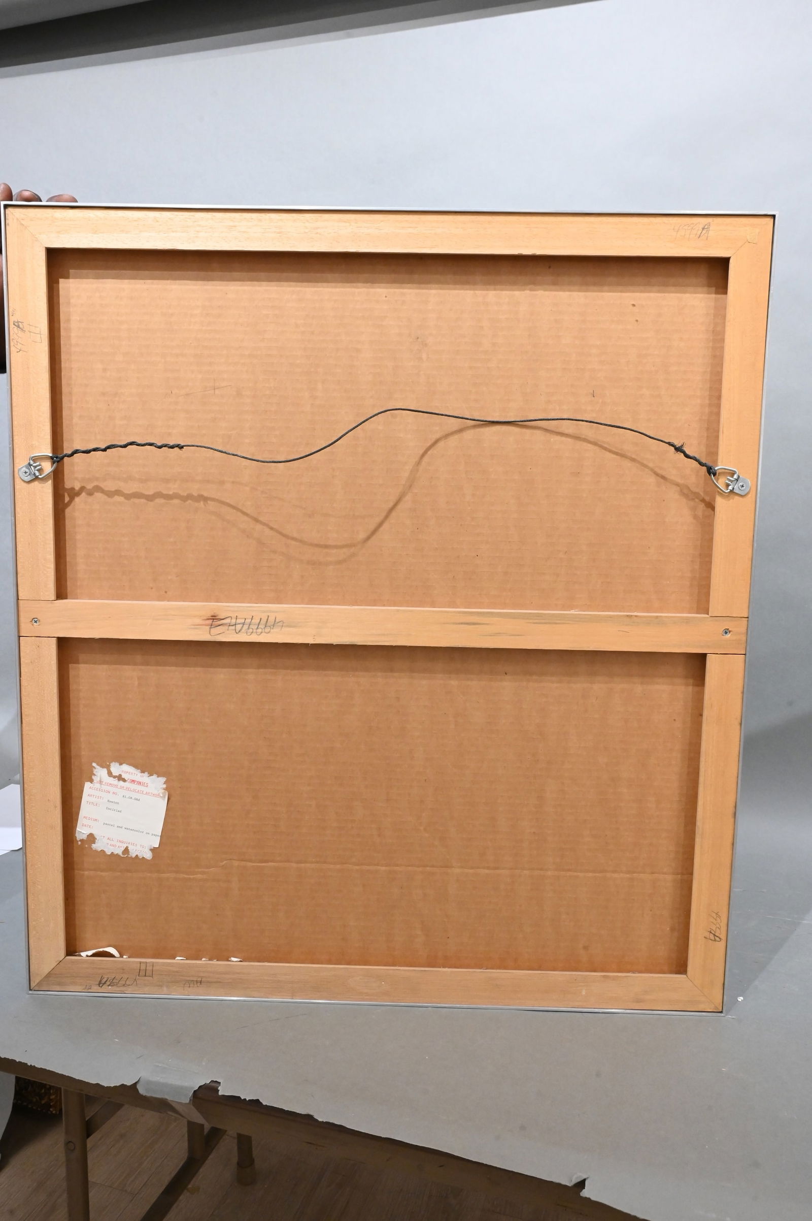 Two Framed Mixed Media Abstracts - 7