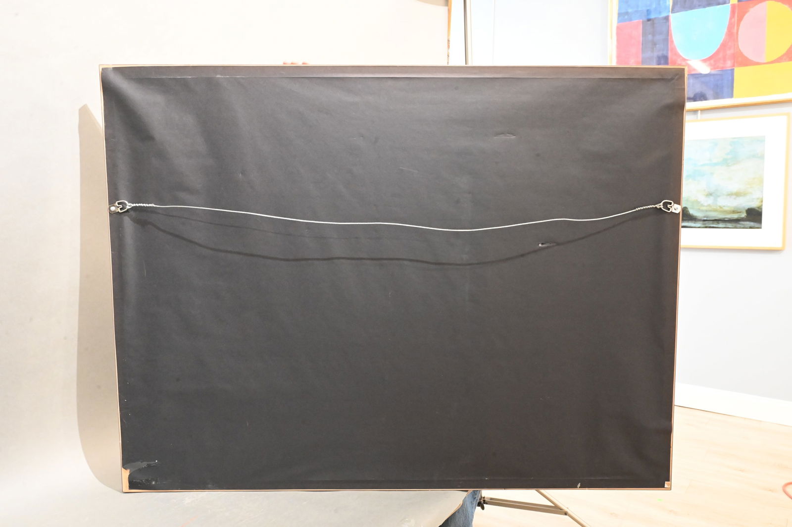 Two Framed Mixed Media Abstracts - 8