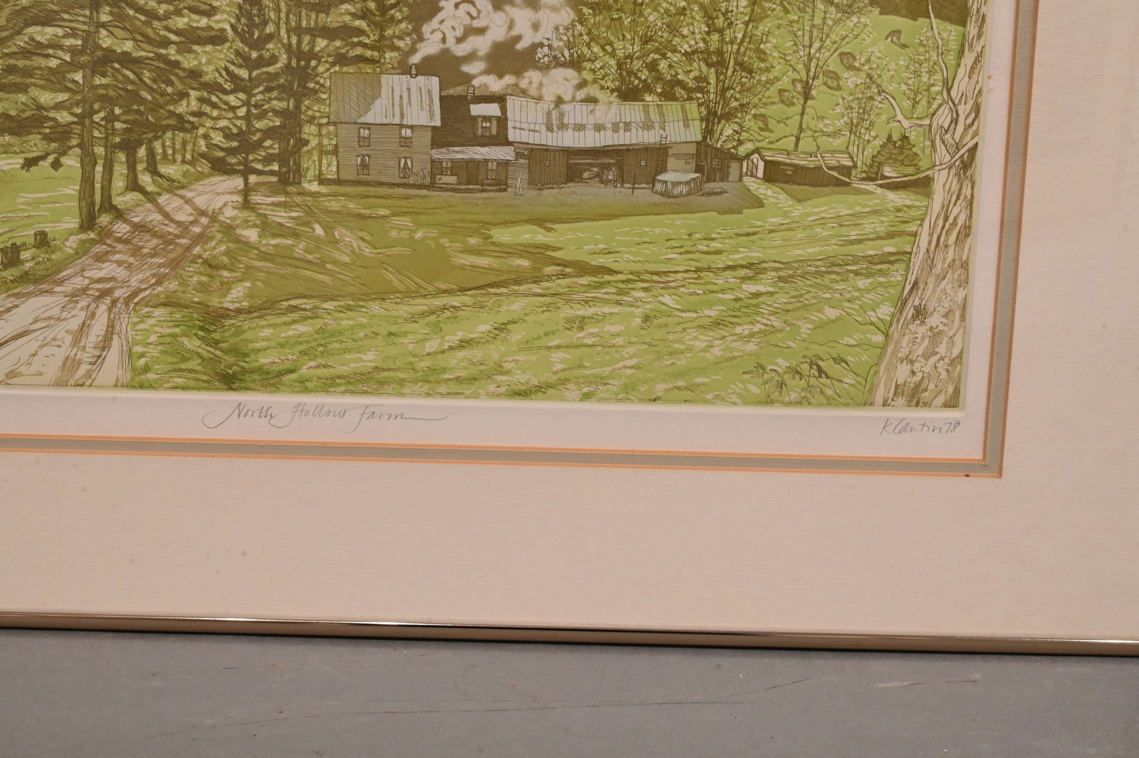 Four Framed Contemporary Landscapes - 4