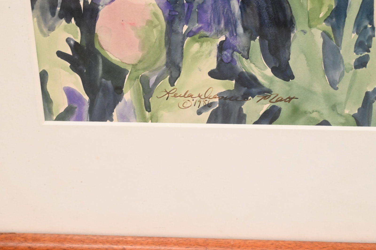 Three Framed Floral Paintings - 5