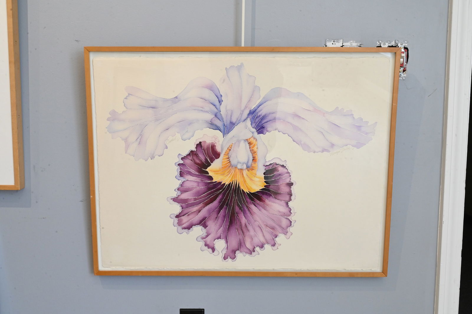 Three Framed Floral Paintings - 6