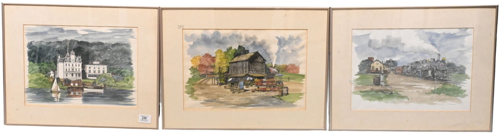 Set of Five: Diana Wythe Tyler (American, Connecticut 20th/21st Century) (1 of 9)