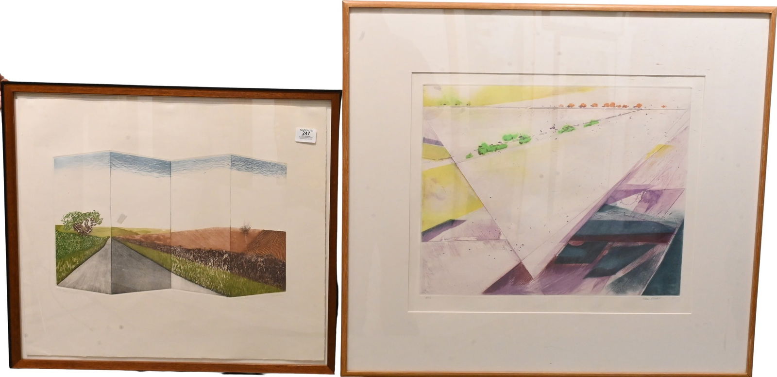 Four Framed Contemporary Landscapes (1 of 10)