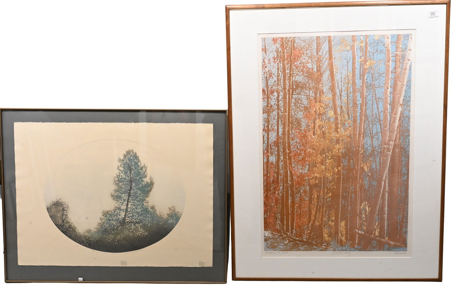 Three Framed Decorative Landscapes (1 of 9)