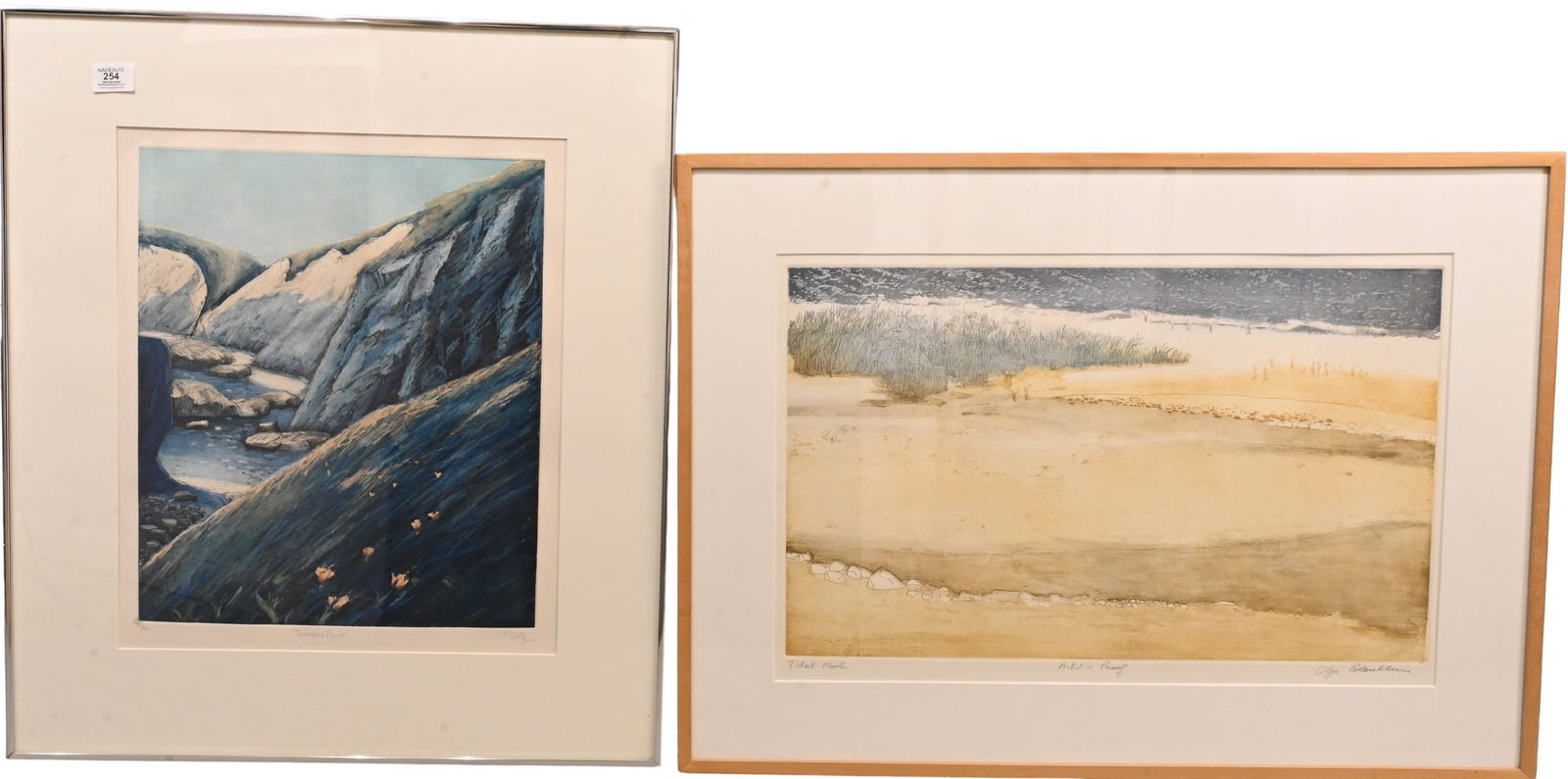 Four Framed Contemporary Landscapes (1 of 10)