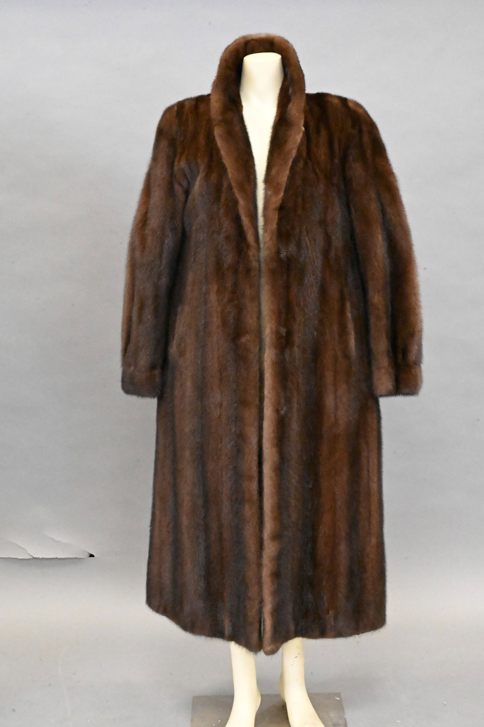Full Length Ranch Mink Coat - 2