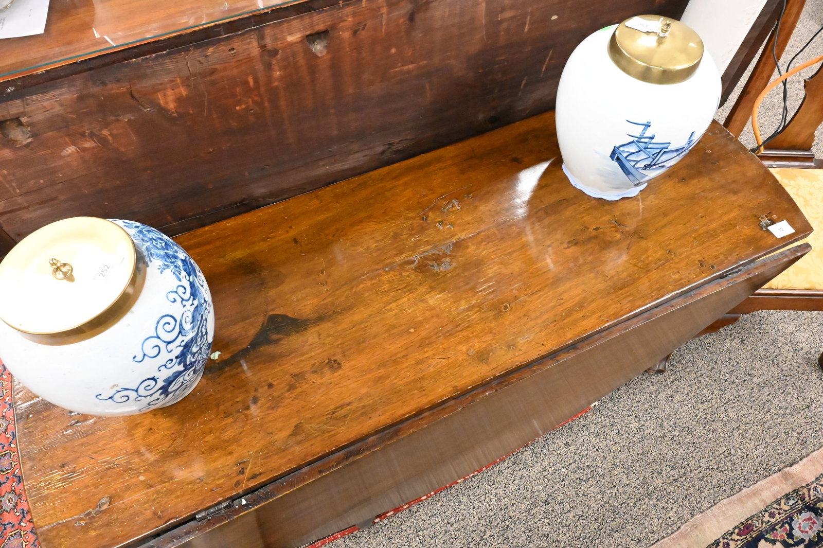 George III Oak Gate Leg Table - 3