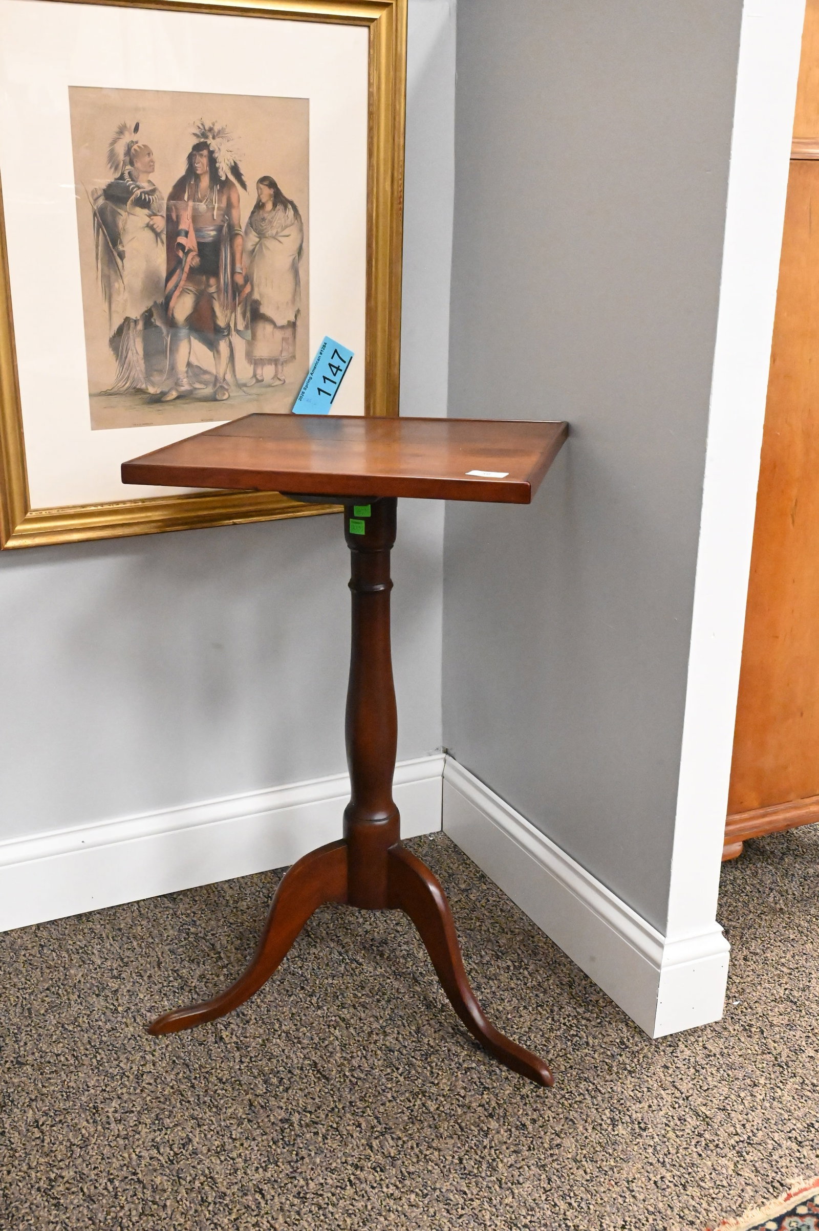 Federal Cherry Candle Stand - 2