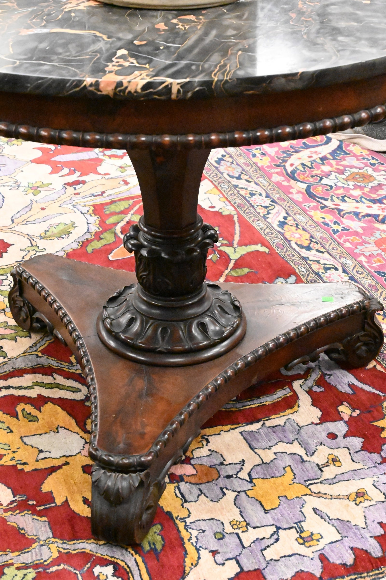Empire Marble-Top Center Table - 5