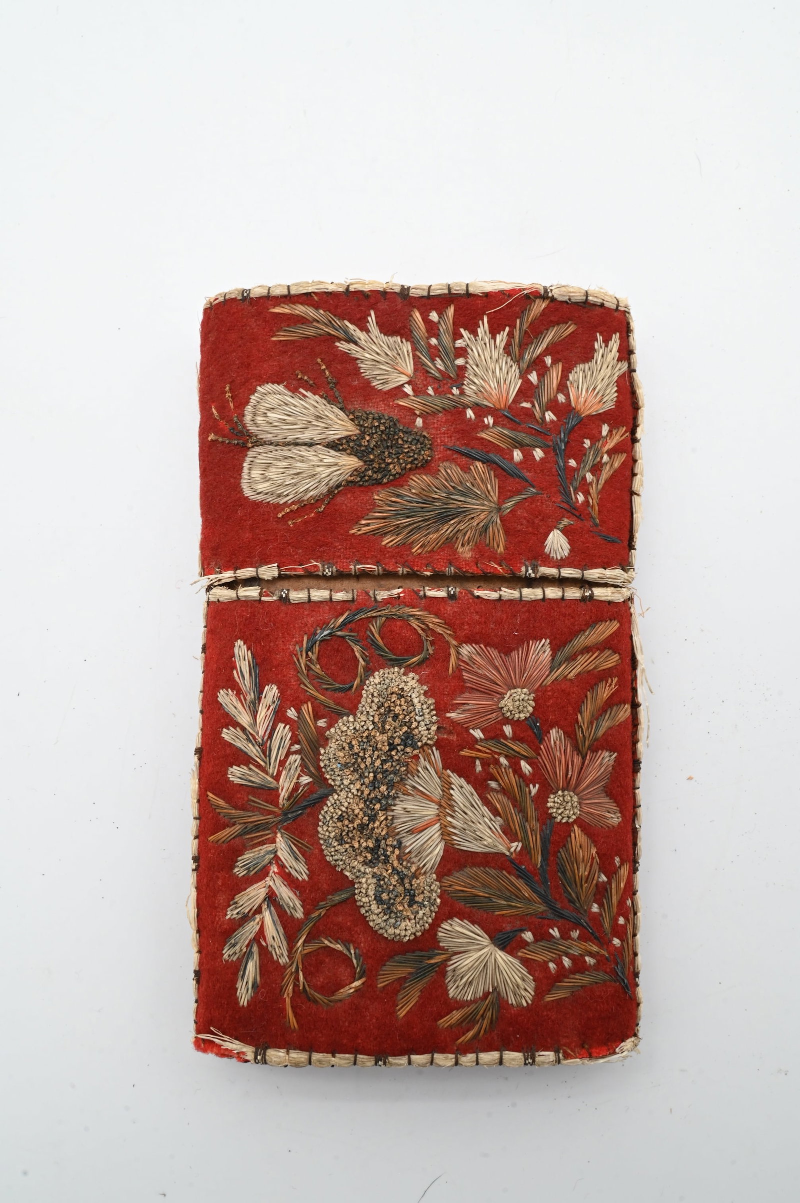 Native American Quillwork and Wool Case - 2