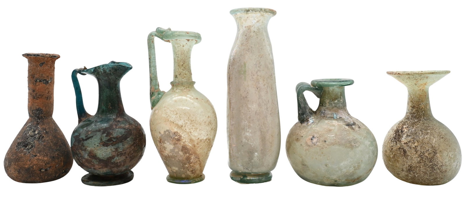 Six Roman Glass Jars and Vessels (1 of 6)