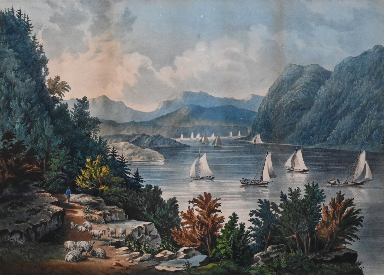 Fanny Flora Bond Palmer (American 1812-1876) for Currier and Ives (1 of 6)