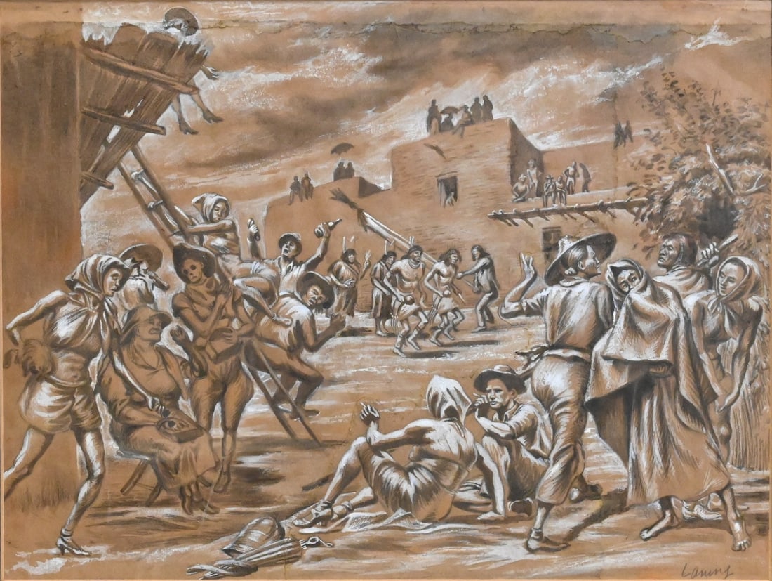 Edward Laning (American 1906-1981) (1 of 5)