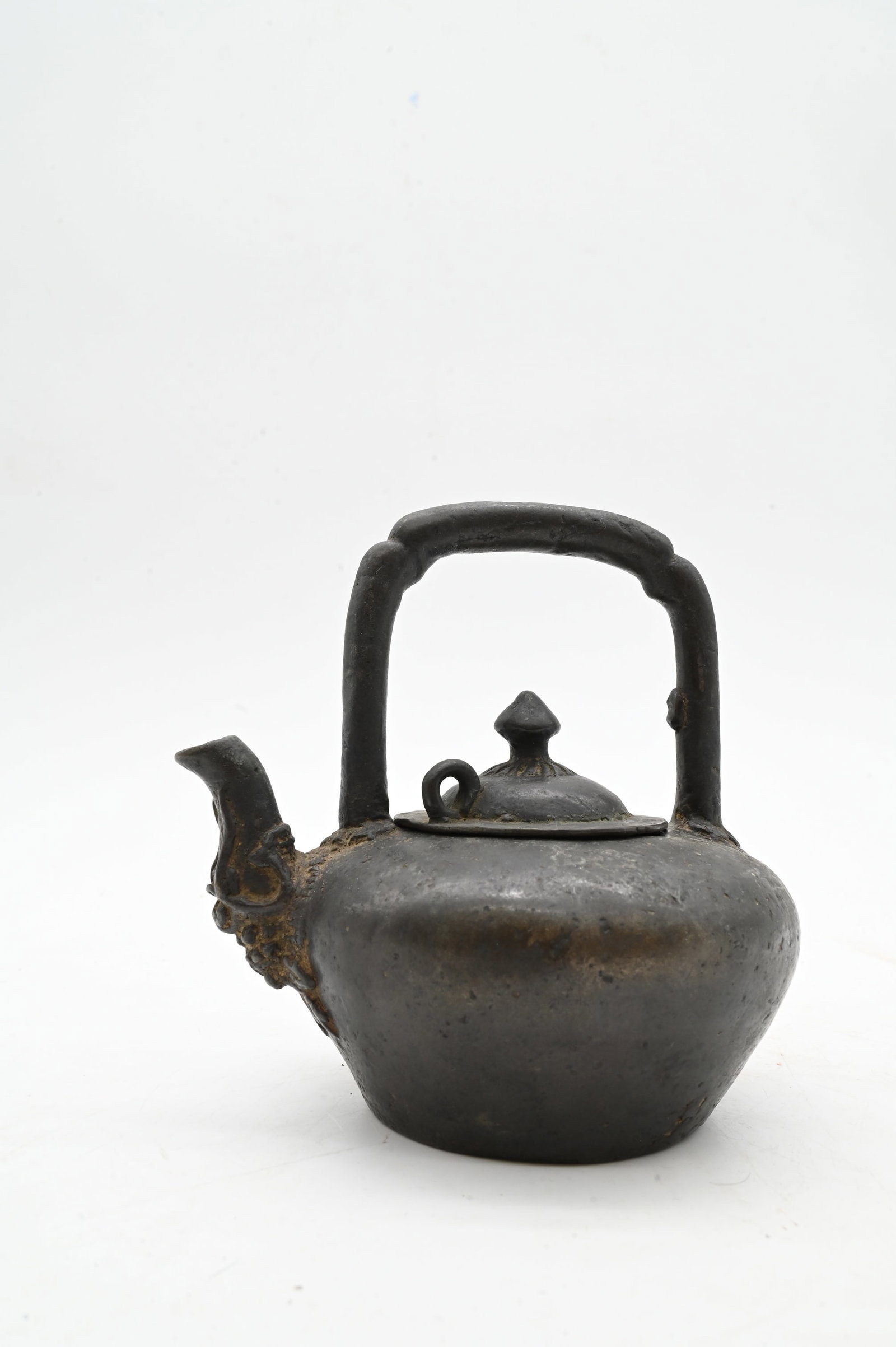 Asian Bronze Teapot - 2