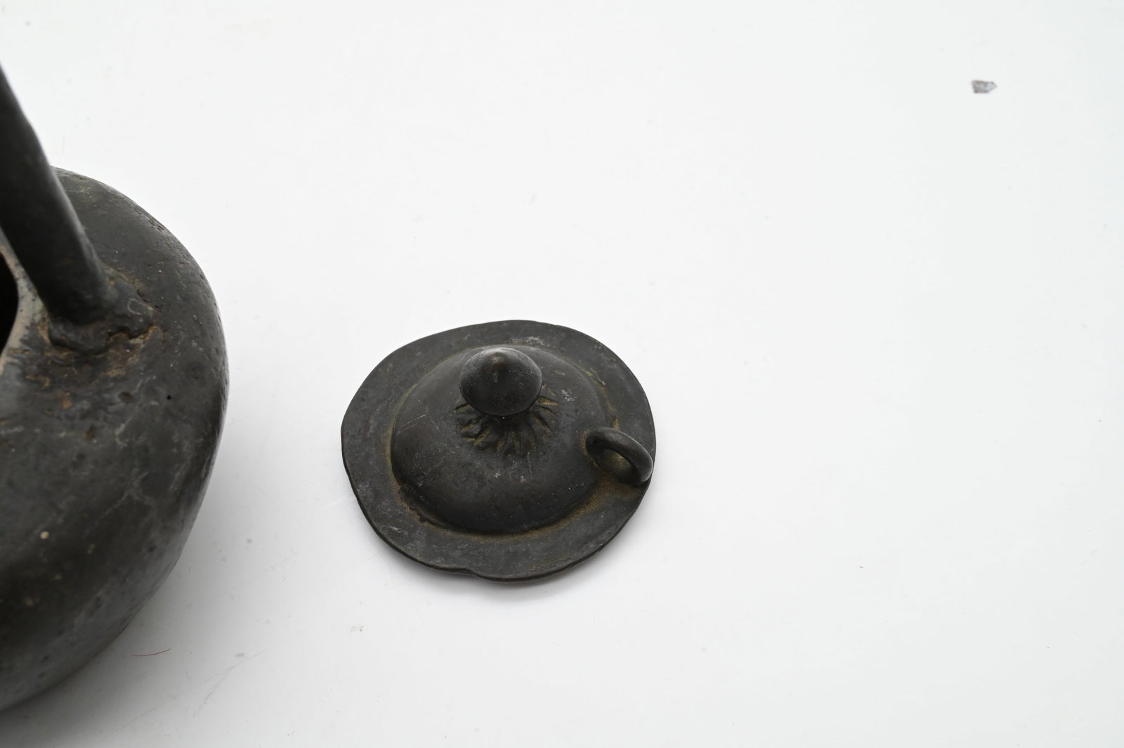 Asian Bronze Teapot - 4