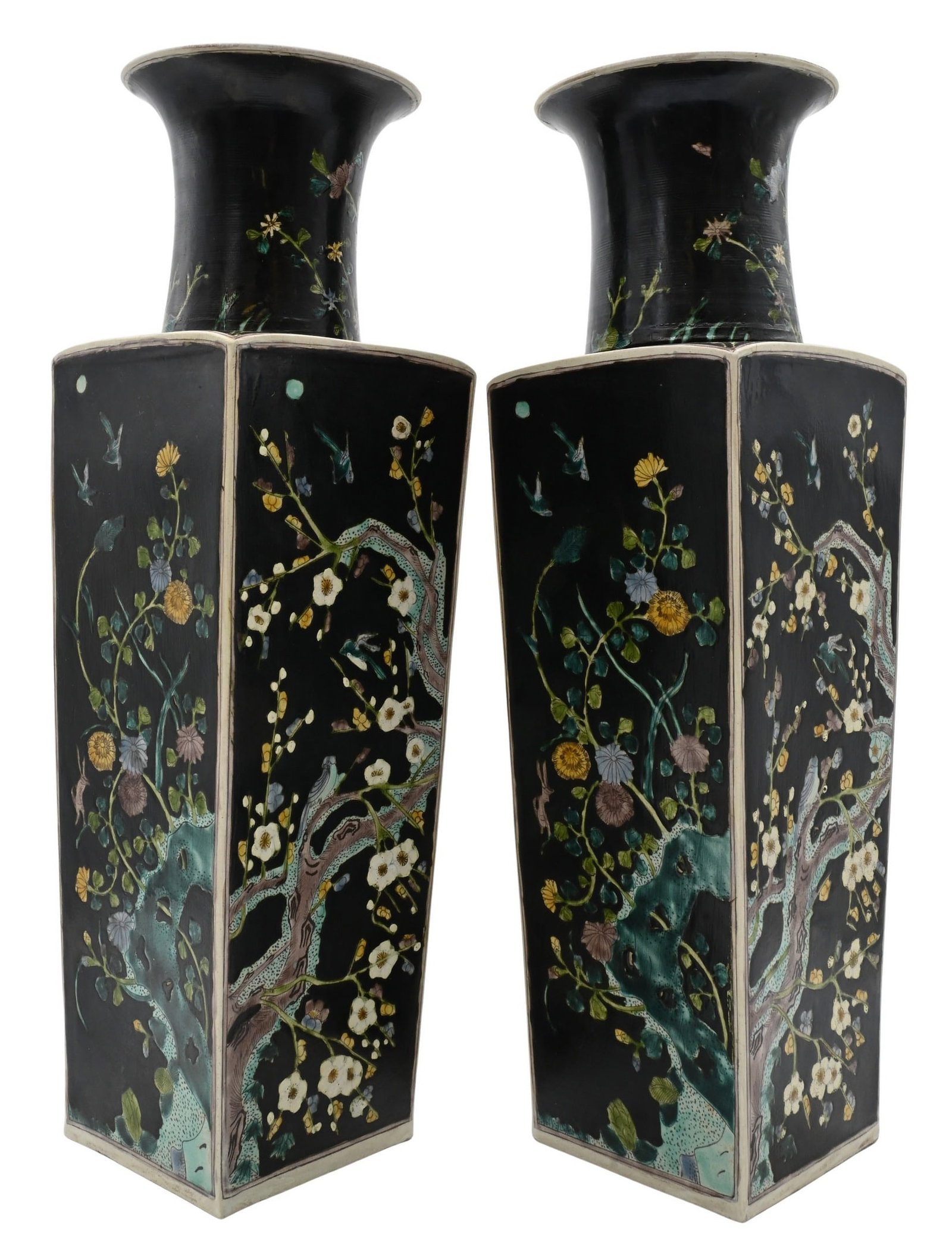Pair of Chinese Porcelain Vases, Kangxi Mark (1 of 5)