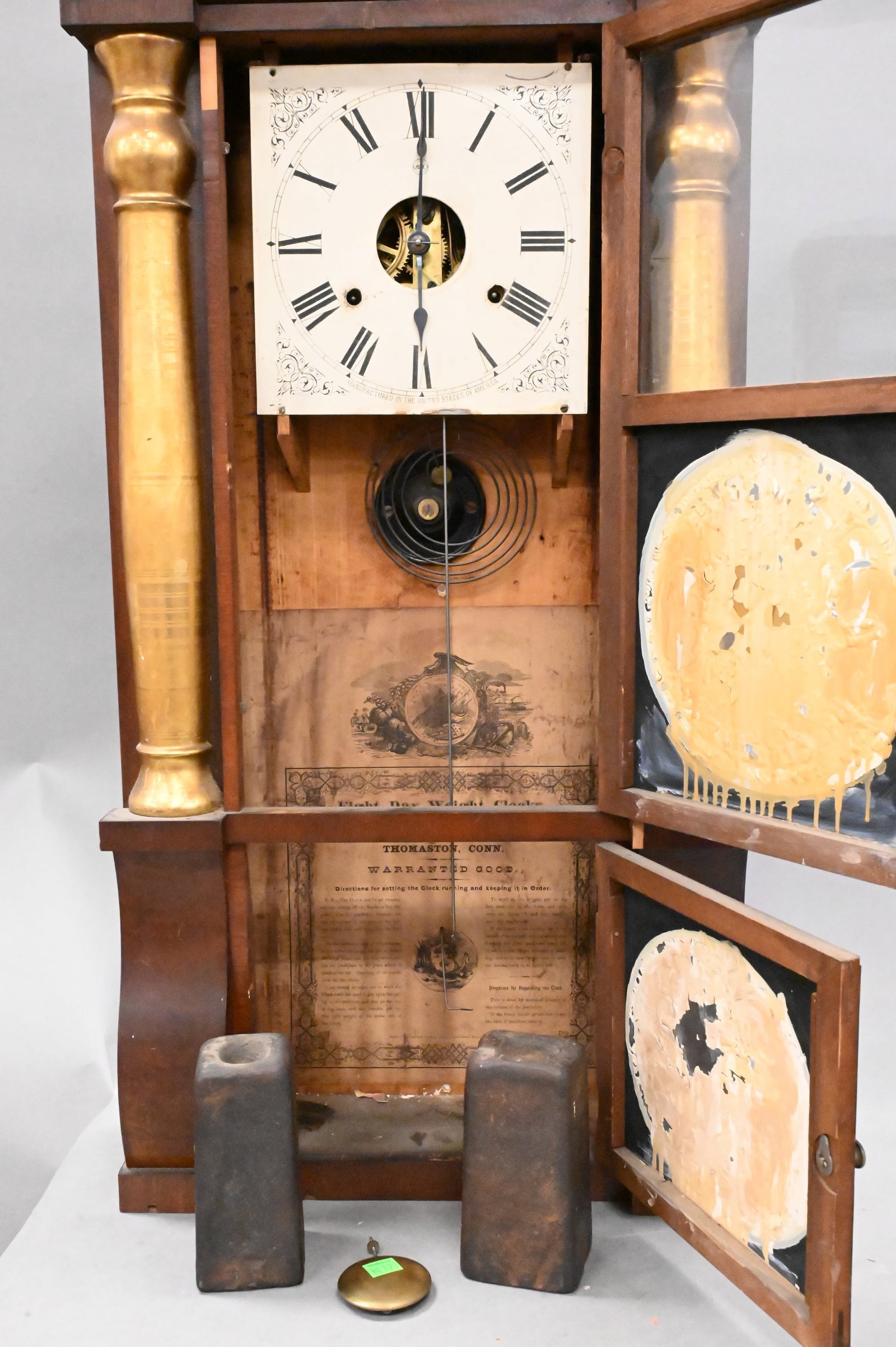 Seth Thomas "Triple-Decker" Eight-Day Weight-Driven Wall Clock - 5