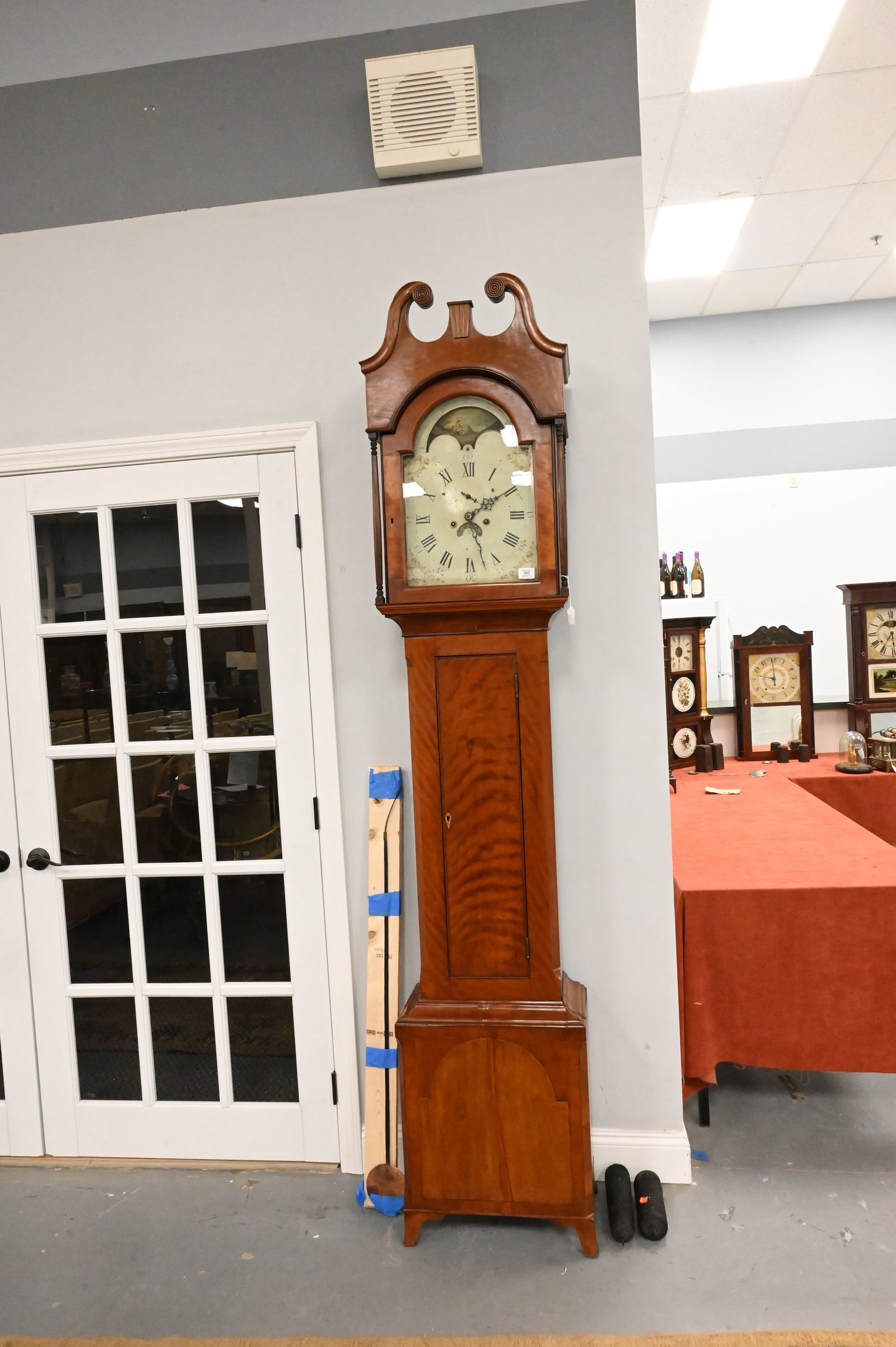 Federal Cherry Tall Case Clock - 2