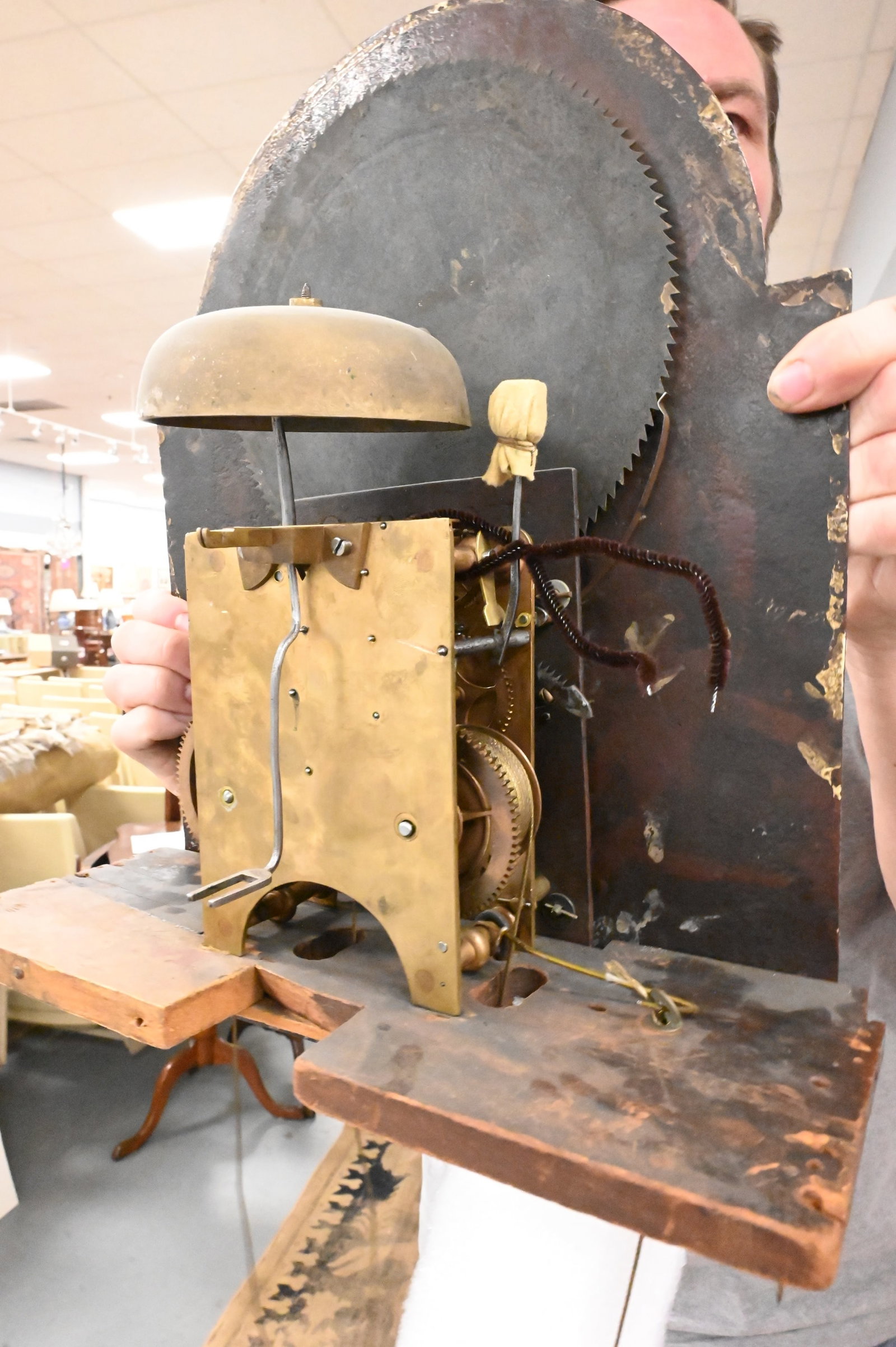 Federal Cherry Tall Case Clock - 6