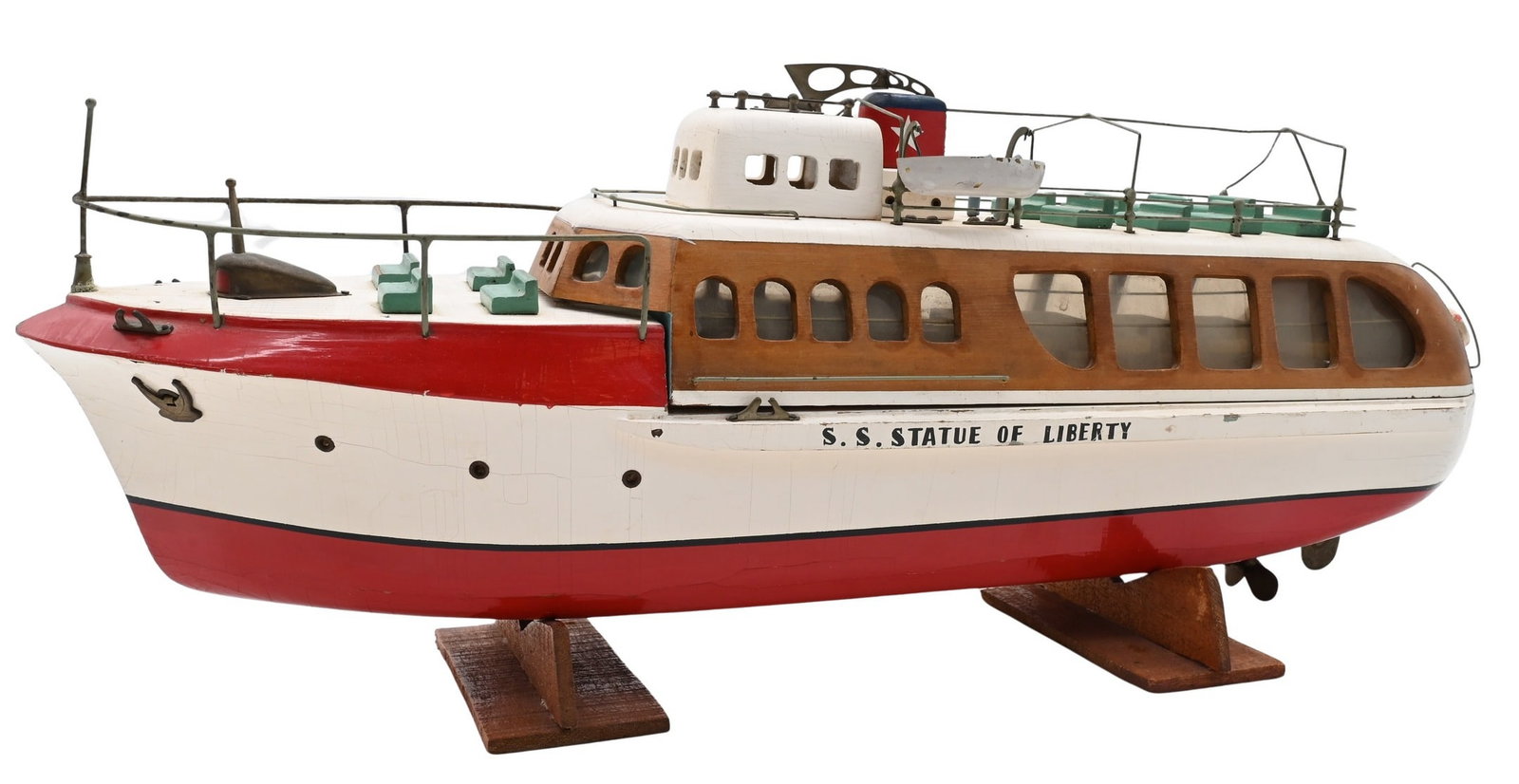 Pre-War Japanese Boat Model S.S. Statue of Liberty (1 of 7)